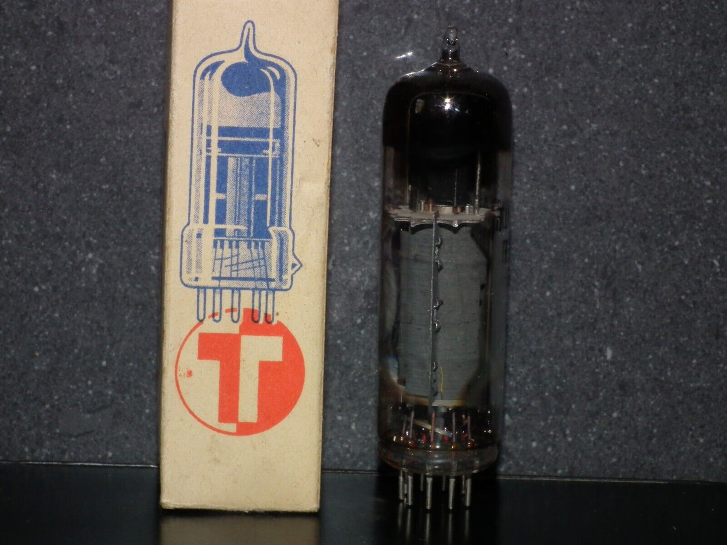 EL84 Tungsram 6BQ5 NOS NIB Rare Thick Getter Late 50s Made in Austria