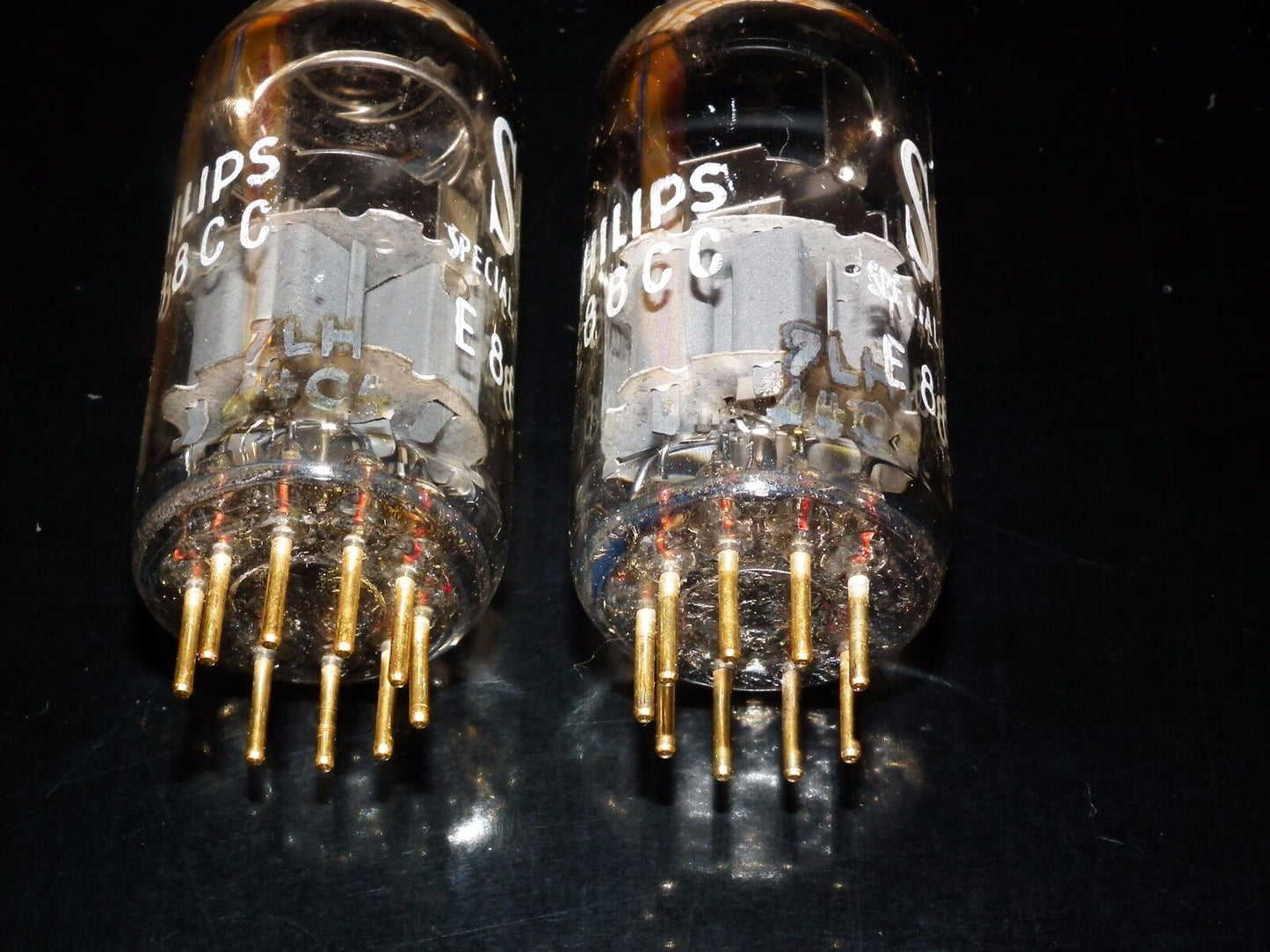 E88CC 6922 NOS NIB Matched Pair Philips Heerlen Holland Premium ECC88 6DJ8