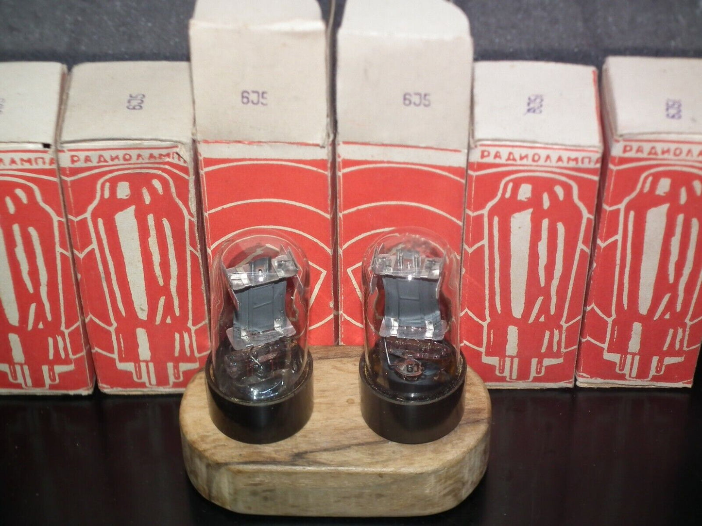 Platinum Matched Pair 6J5 NEVZ NOS NIB Made in Soviet Union (6J5G 6J5GT)