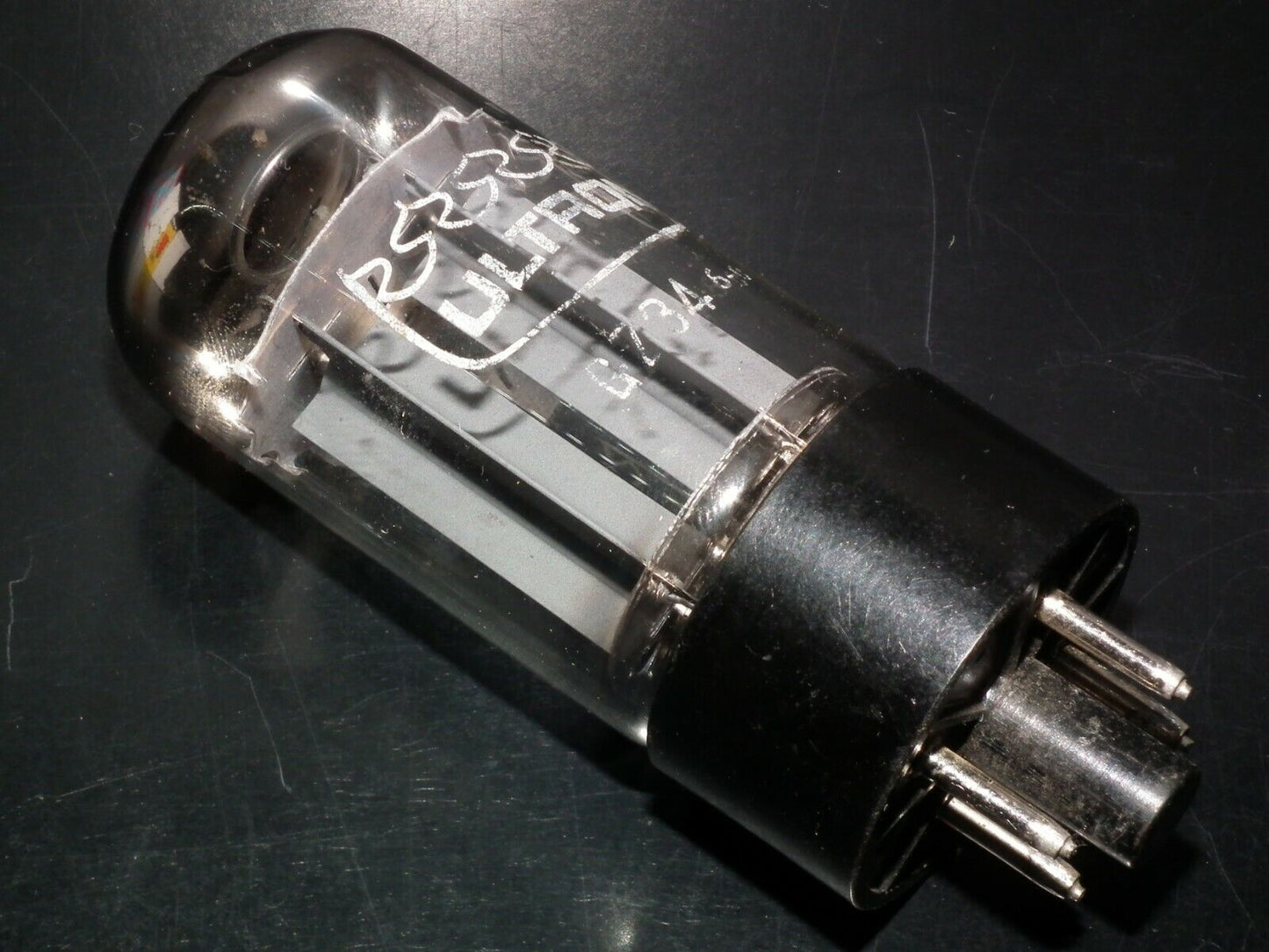 GZ34 Tungsram rebranded Ultron 5AR4 rectifier, O Getter, tested NOS