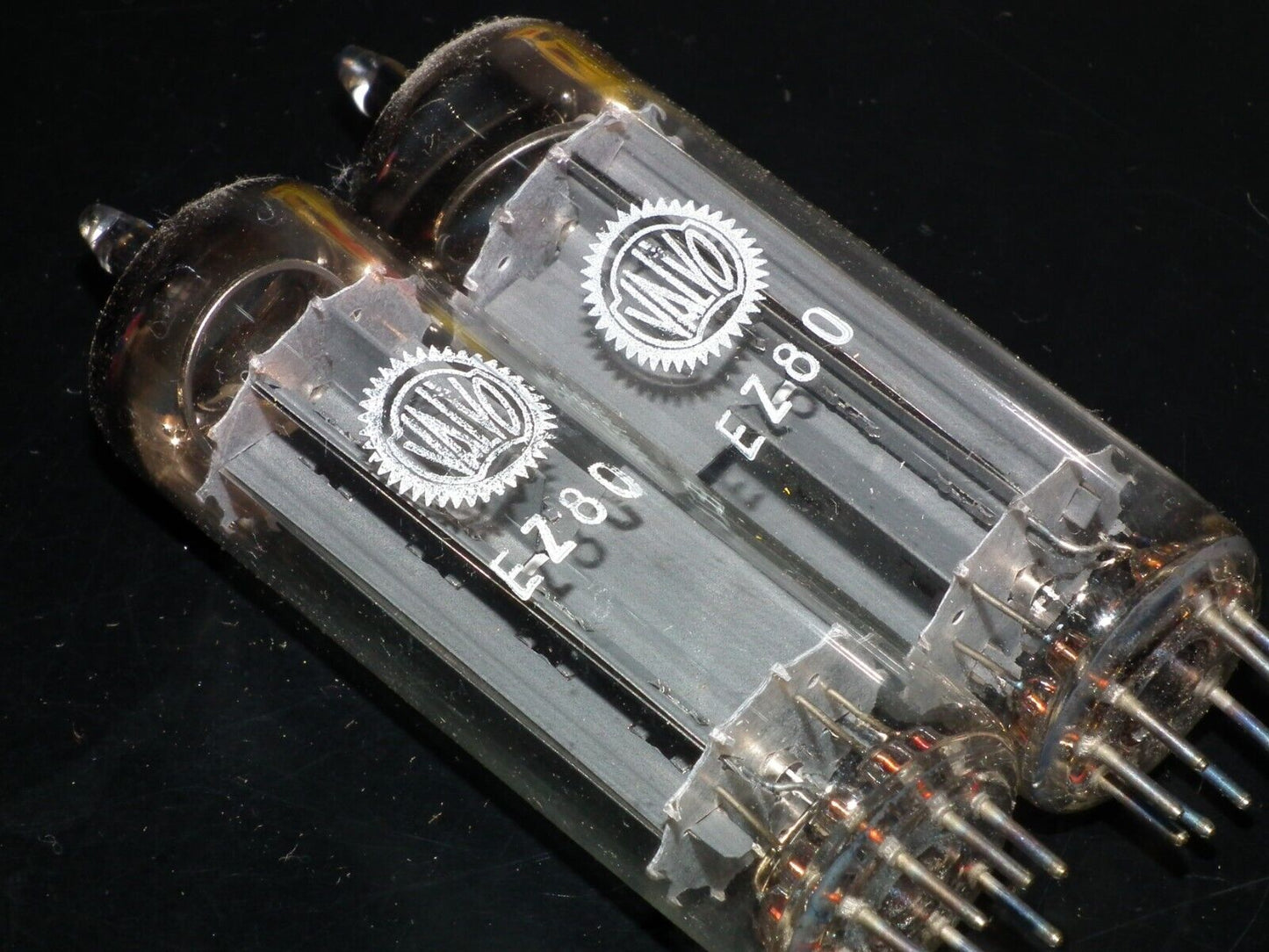 One (1 tube) EZ81 Valvo 6CA4 NOS NIB Stamped EZ80 by mistake