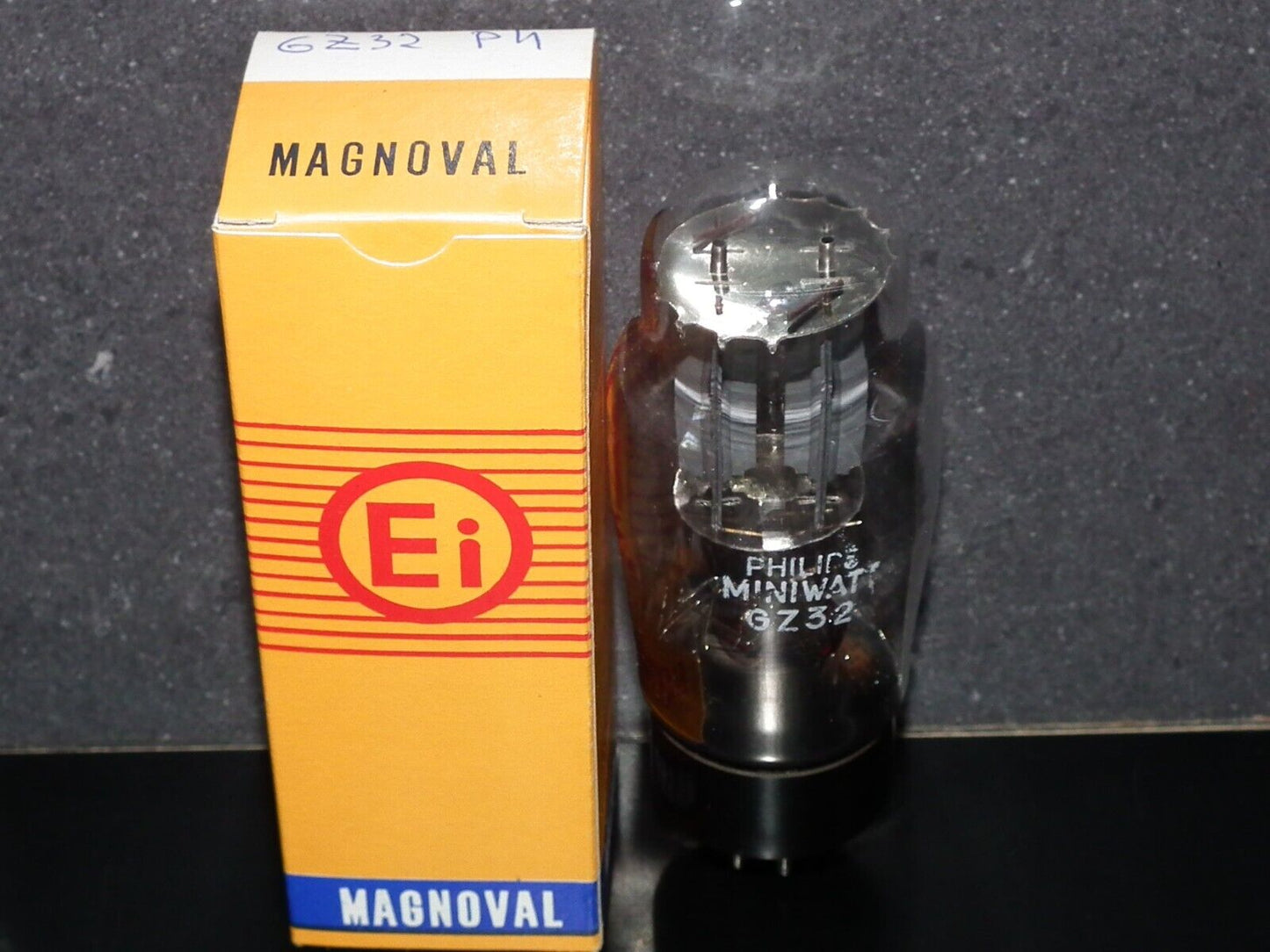 GZ32 Mullard Philips 5V4G Used Tested NOS Strong Balanced D Getter Round cathode