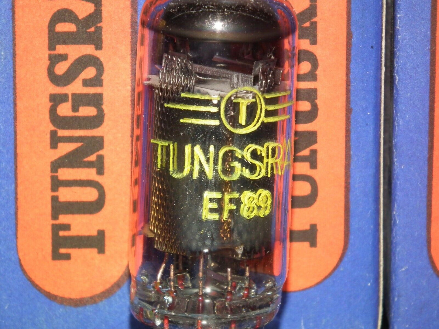 EF89 Tungsram 6DA6 Radio Receiver Tube NOS NIB Old Europe tube radio from 60s