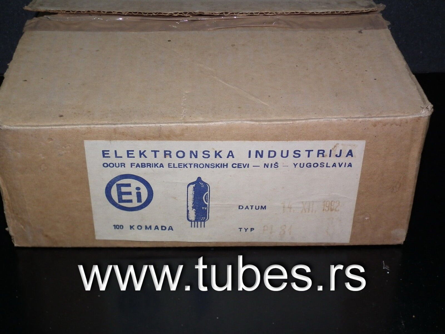 Platinum matched quad PL81 21A6 EI Philips NOS tube pentode N152