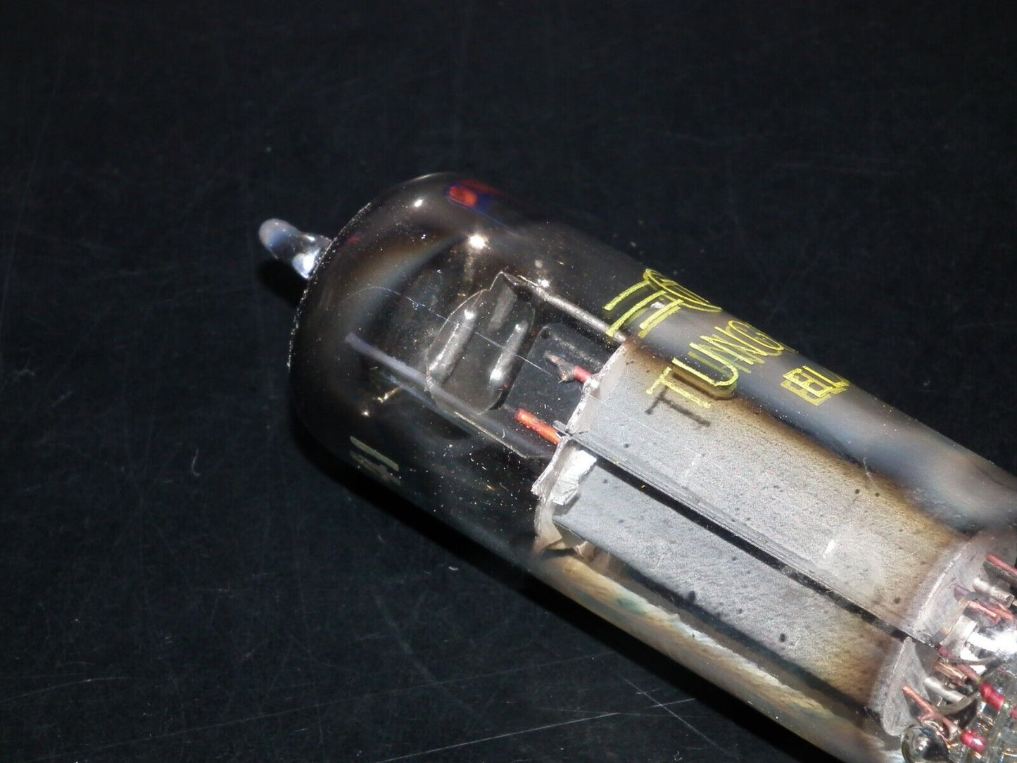 EL41 Tungsram NOS NIB Rare Foil Disc Getter Late 50s Made in Austria