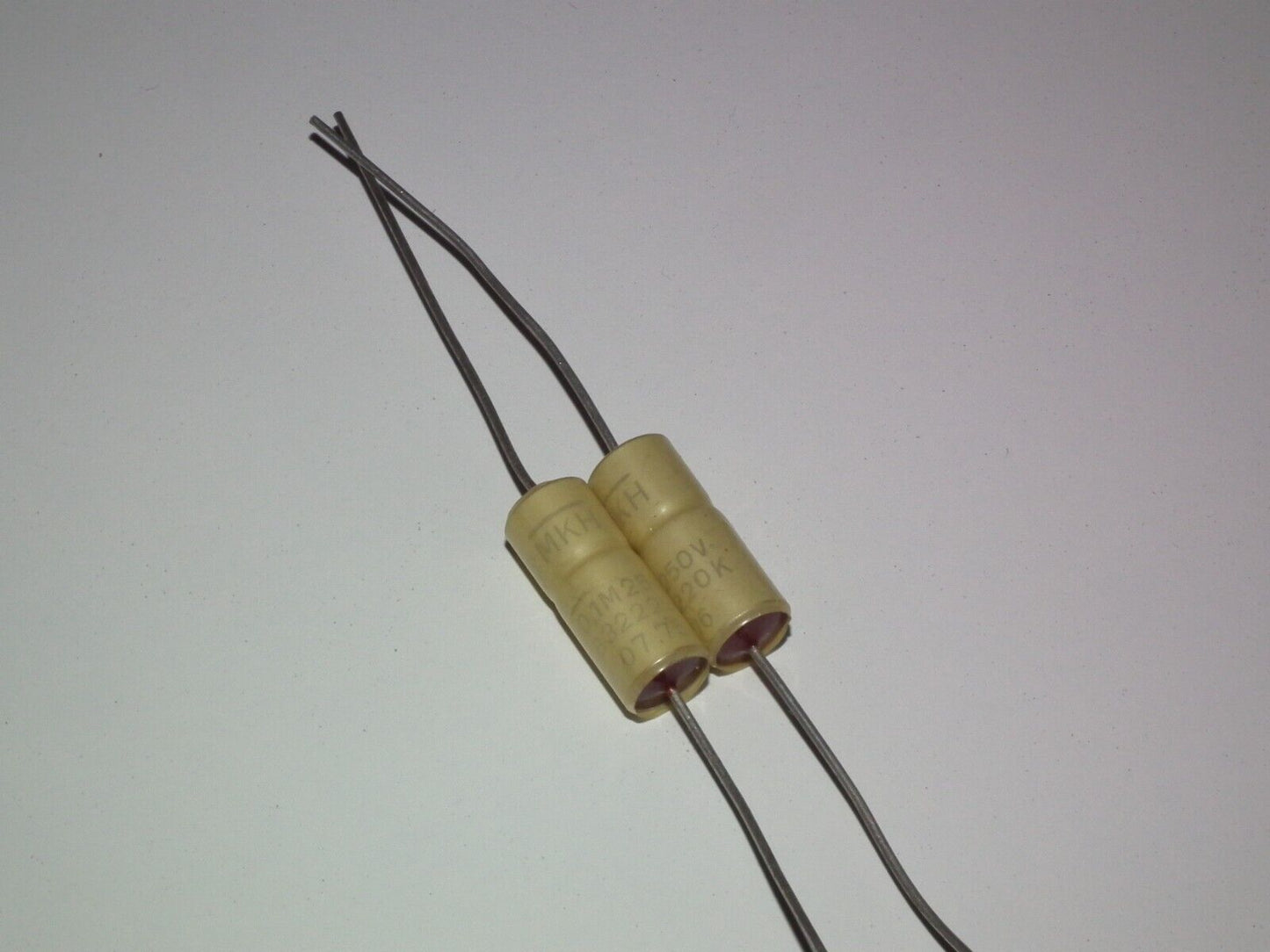Two (2 pcs) Vintage NOS Capacitors Siemens MKH 0.1u 250V Klangfilm 100nF