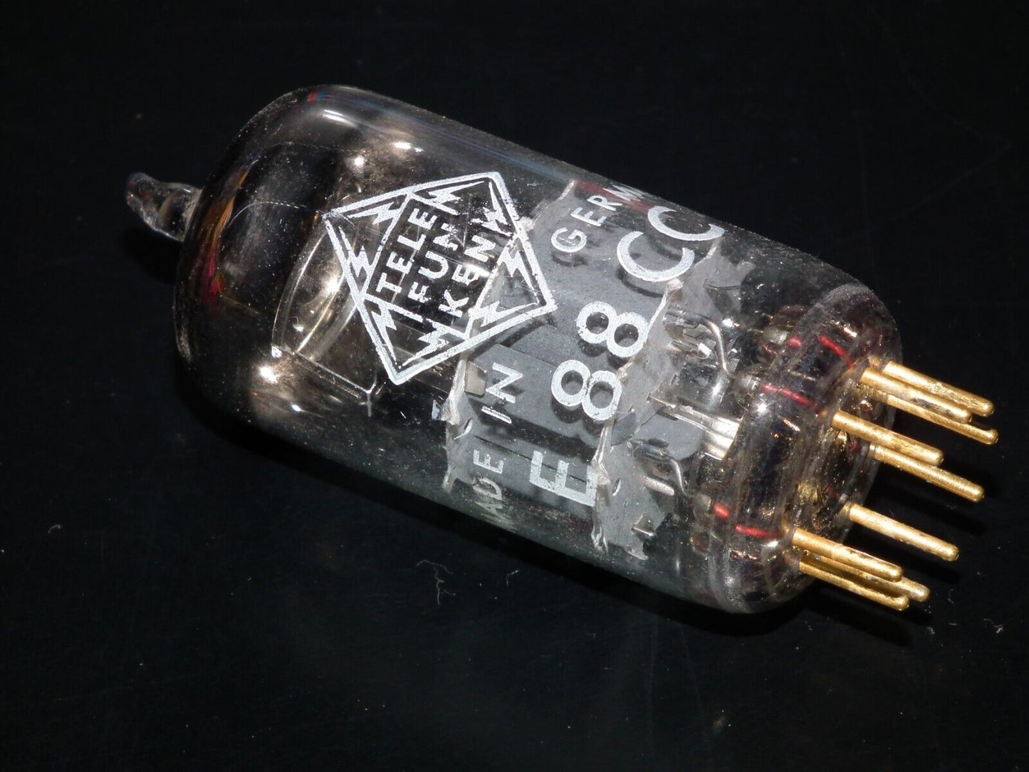 E88CC Telefunken 6922 Tested NOS 135% Diamond Bottom Ulm West Germany