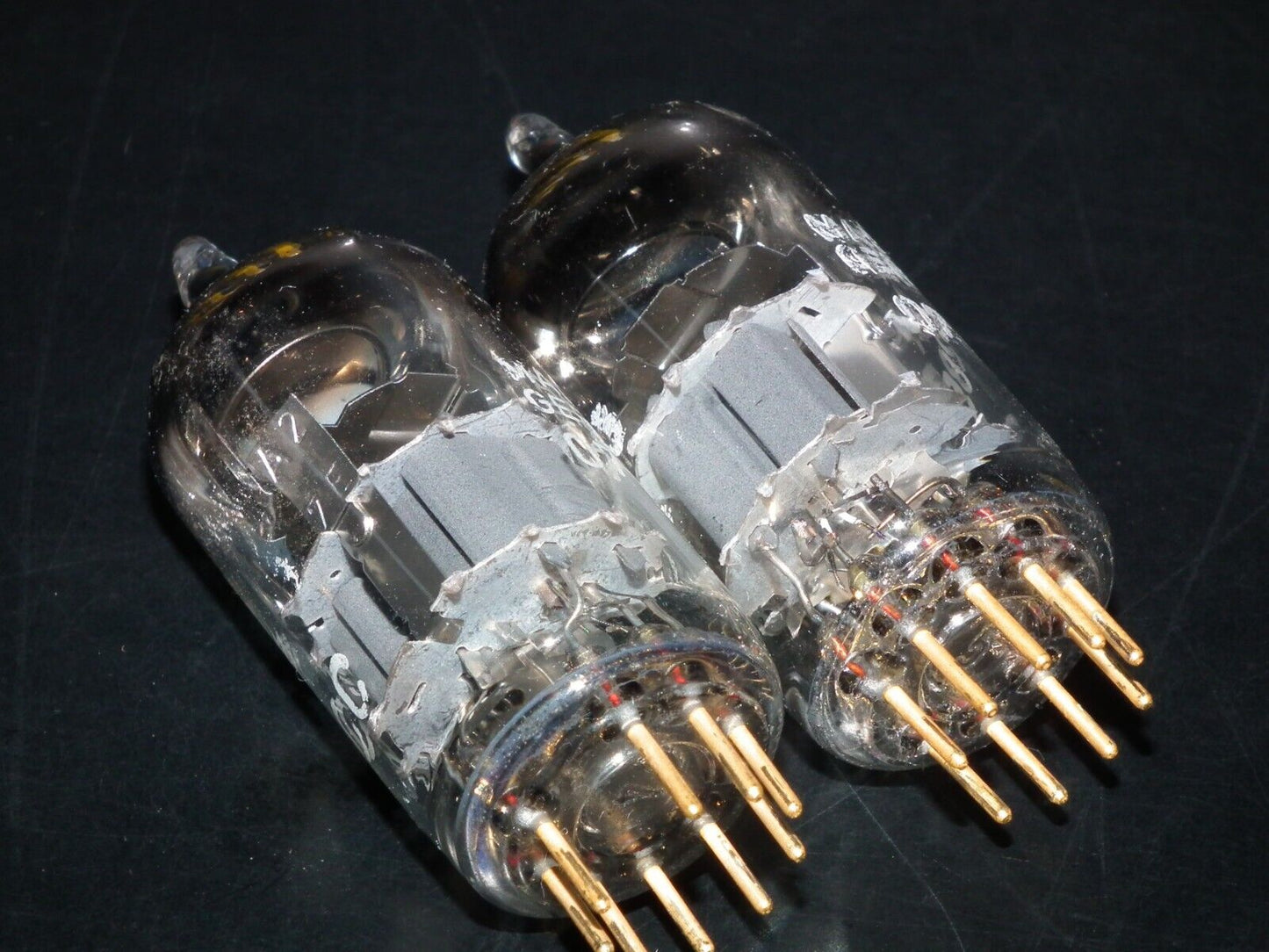 Platinum Matched Pair Siemens E88CC Used Tested NOS Dual Stage Getter A2 7H Code