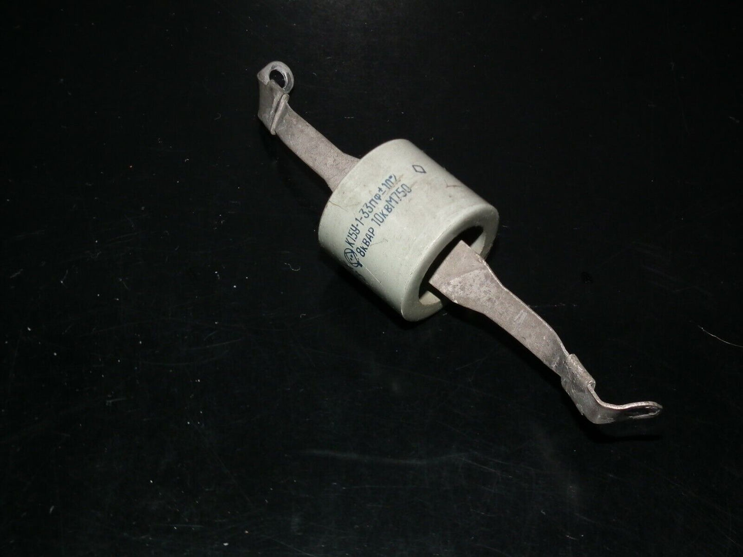 HV Doorknob Capacitor 33pF 10KV for transmitters and linear amp Soviet Made