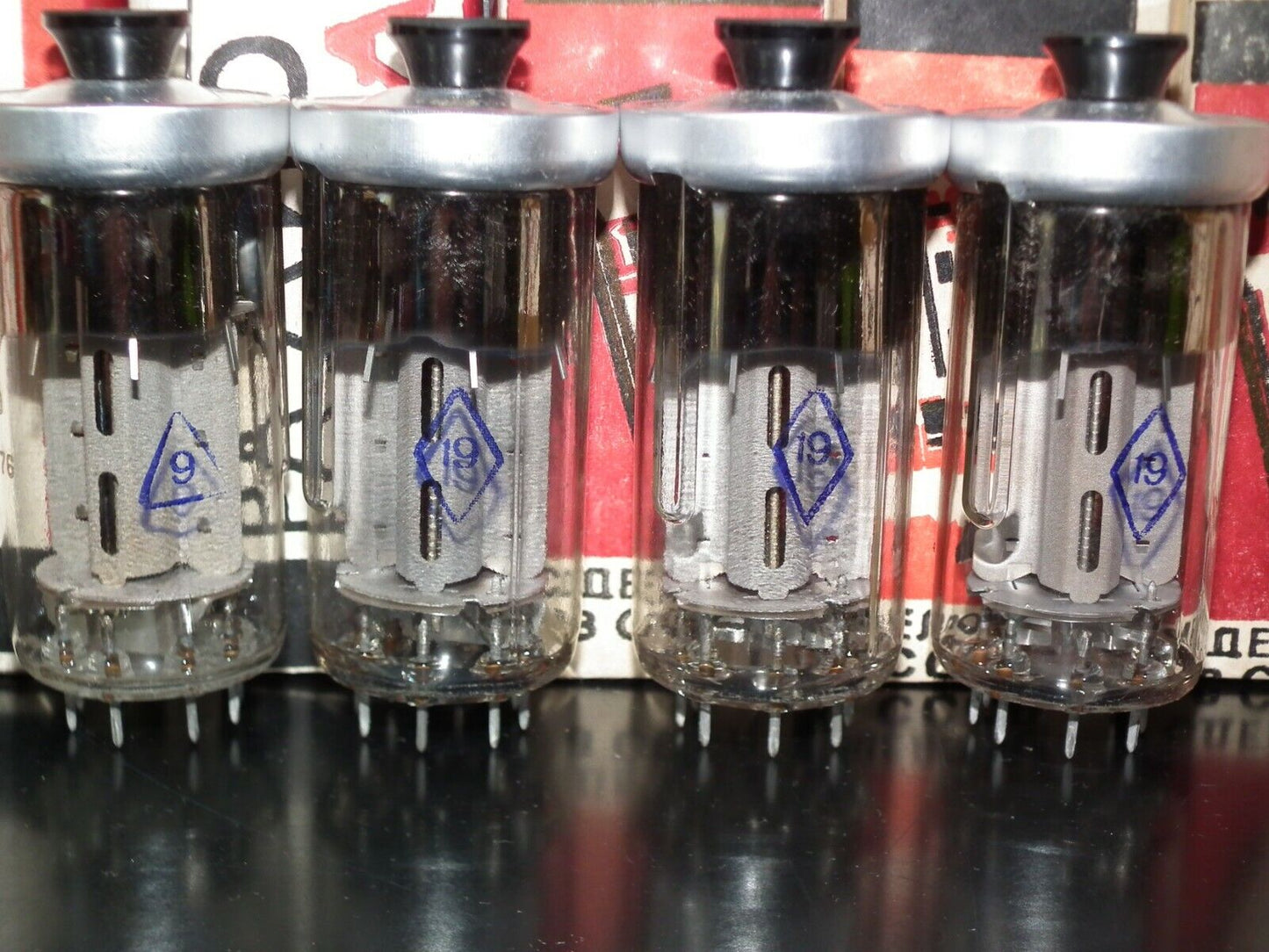 Platinum matched quad GU50 NOS NIB (FU50, LS50)