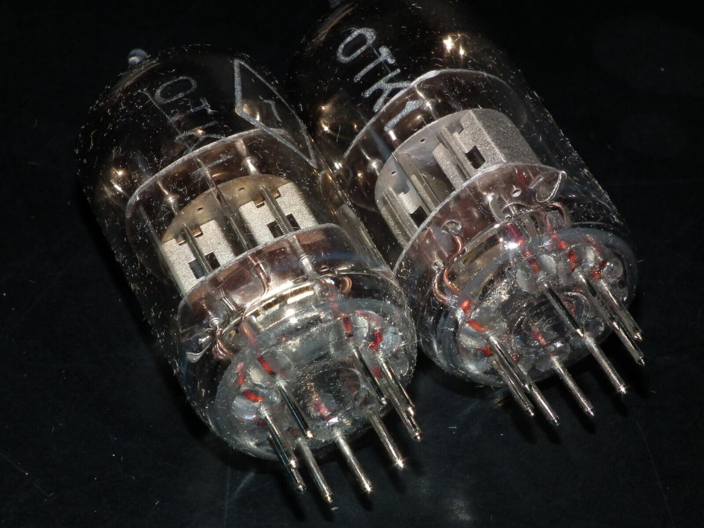 Platinum Matched pair 6N2P-EV Voskhod Rocket Kaluga NOS NIB 1986 ~ ECC83 12AX7