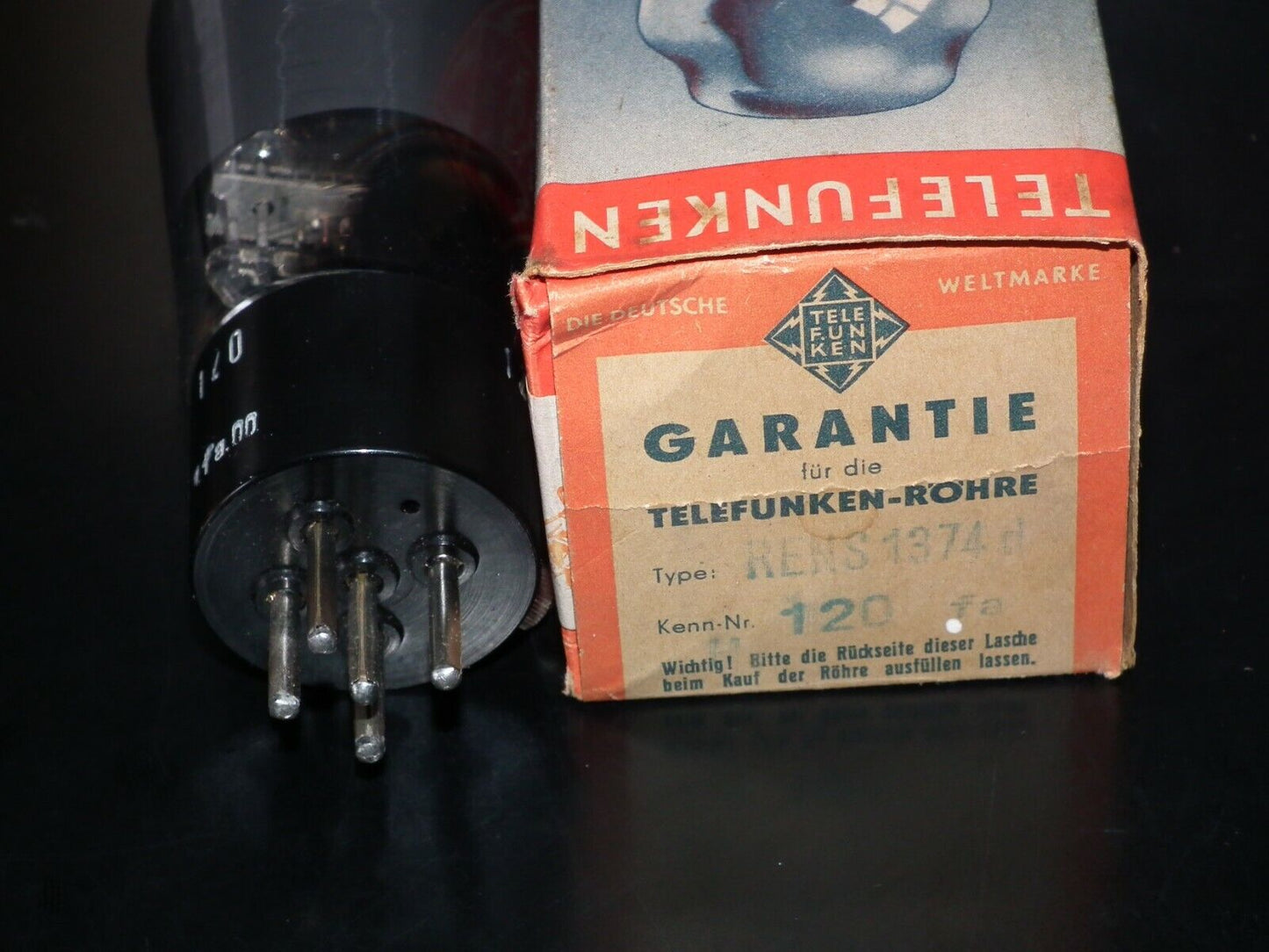 RENS1374d Telefunken NOS NIB tested 100%
