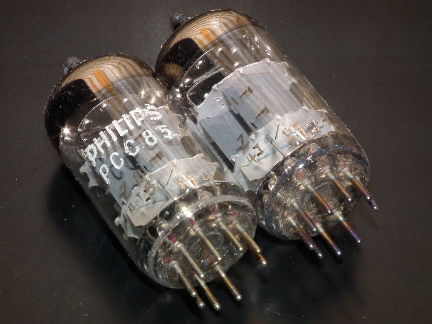 PCC85 Philips 9AQ8 Matched Pair (Two Tubes) NOS NIB