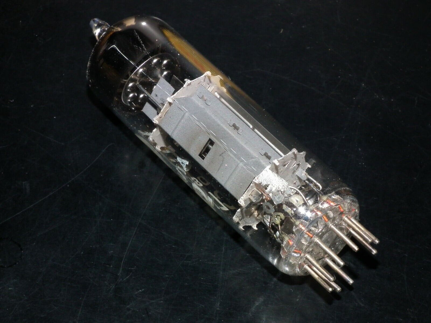 ECL82 6BM8 EI Philips NOS NIB Yugoslavia Dimpled disc getter