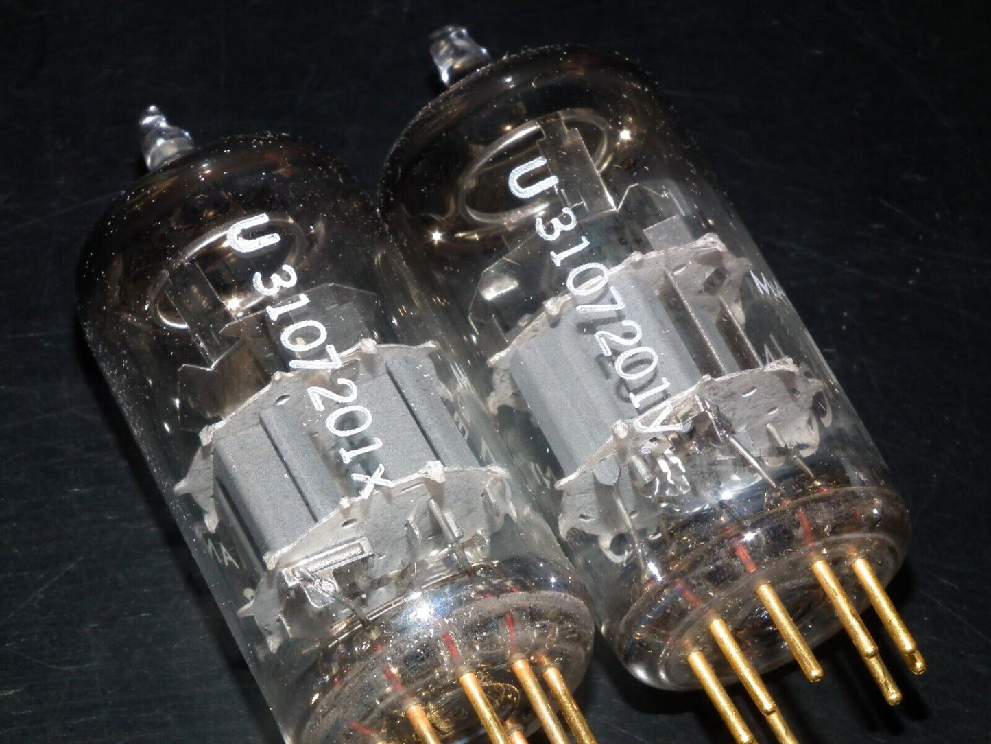 Platinum Matched Pair ECC803S Telefunken E83CC ECC83 12AX7 NOS NIB Same Codes