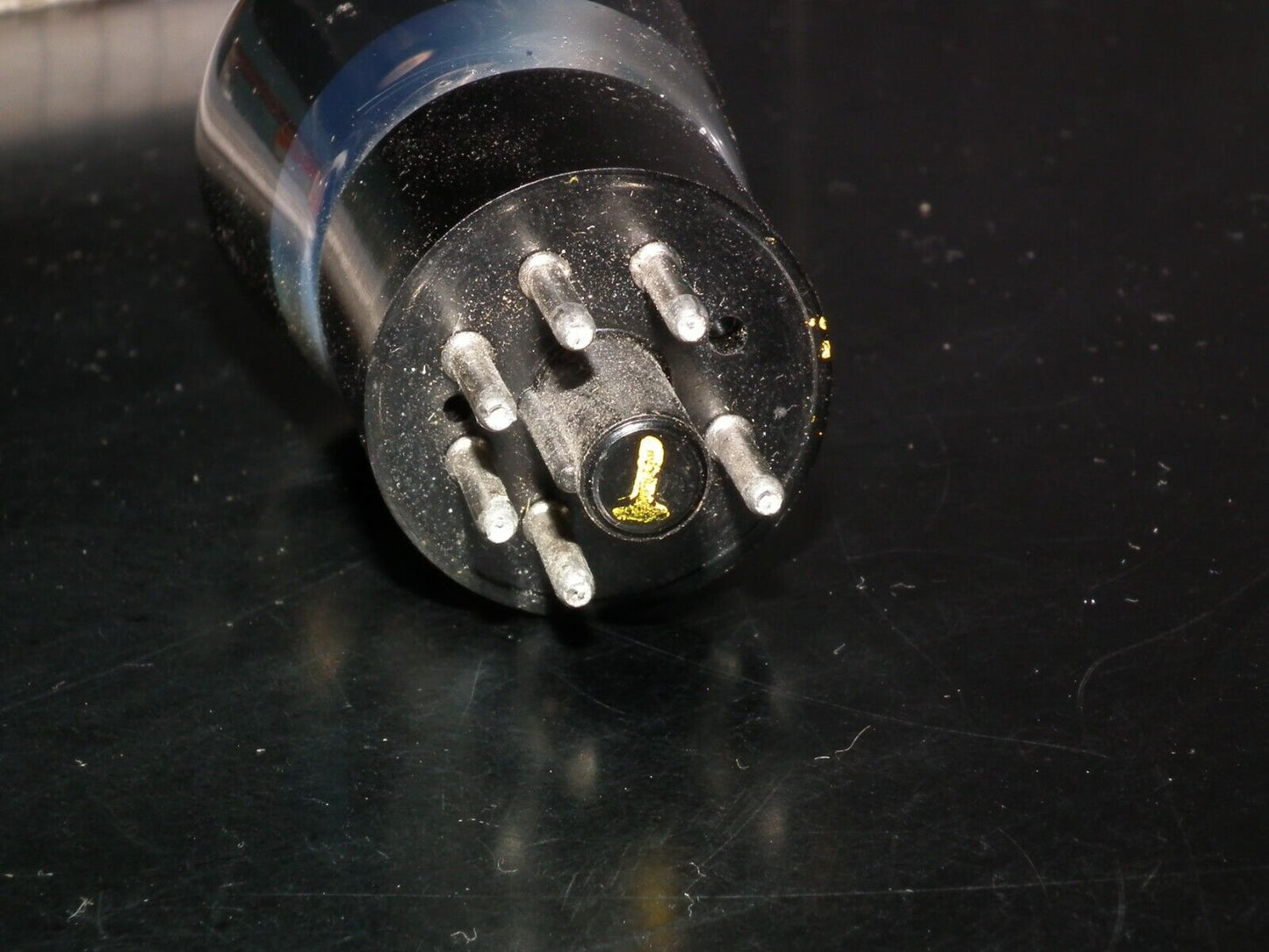 6J5G Tungsram UK NOS Barium Tube Black Coated