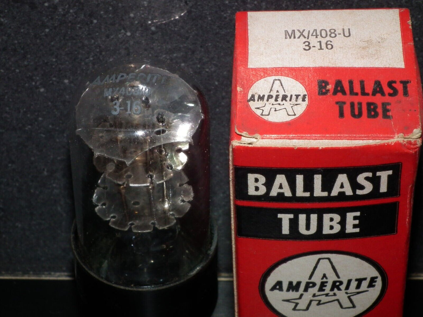 Amperite MX408U NOS NIB Automatic Regulator Ballast Tube MX408/U