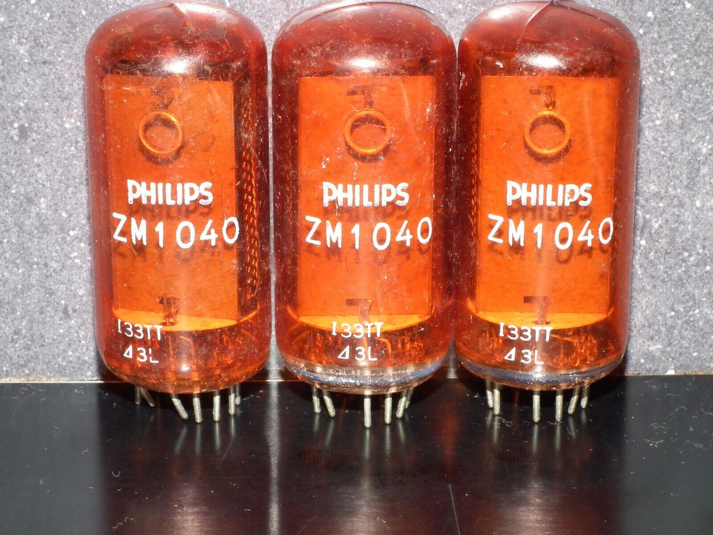 One (1 pcs) ZM1040 Philips Nixie Tube Red Made in Holland Used Not Tested AS IS!