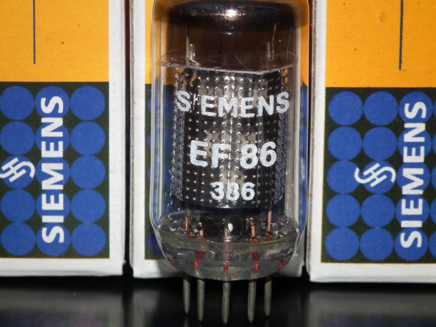 Platinum Matched Pair (2 pcs) EF86 Siemens NOS NIB 6267 Audio Pentodes Low Noise