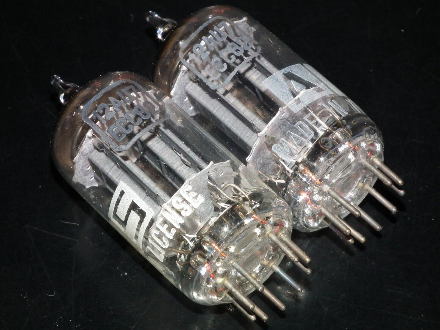 One (1 pcs) ECC82 12AU7 ATES RCA Long Anodes 17mm NOS NIB