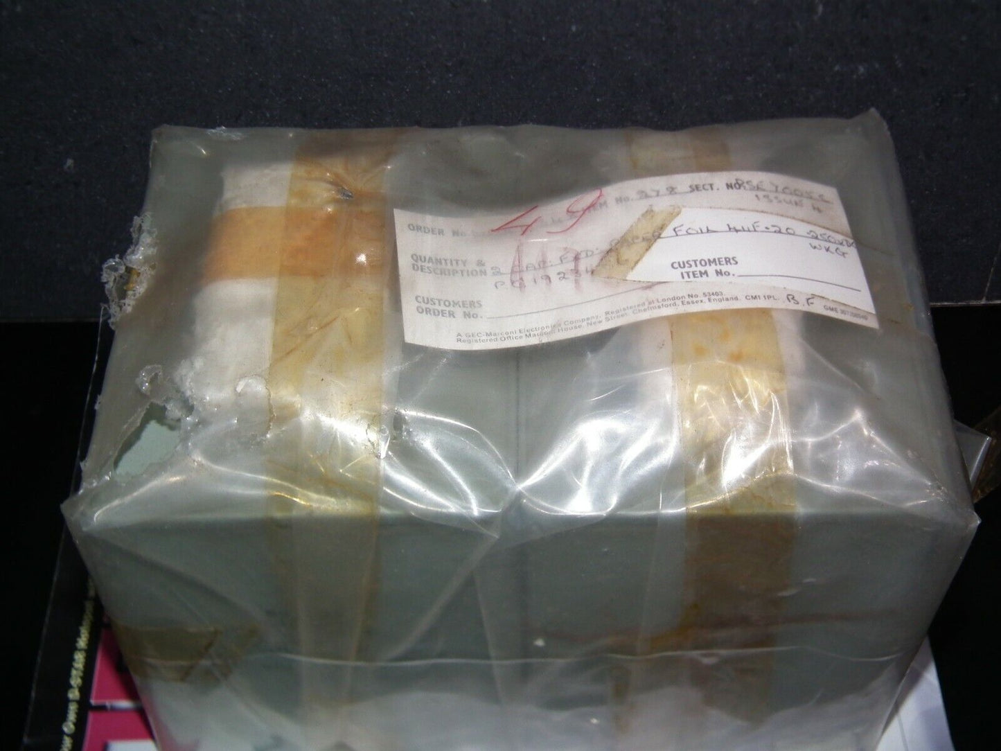 Genuine Marconi PIO Capacitor 4mfd 2500V NOS One pcs (1 capacitor)