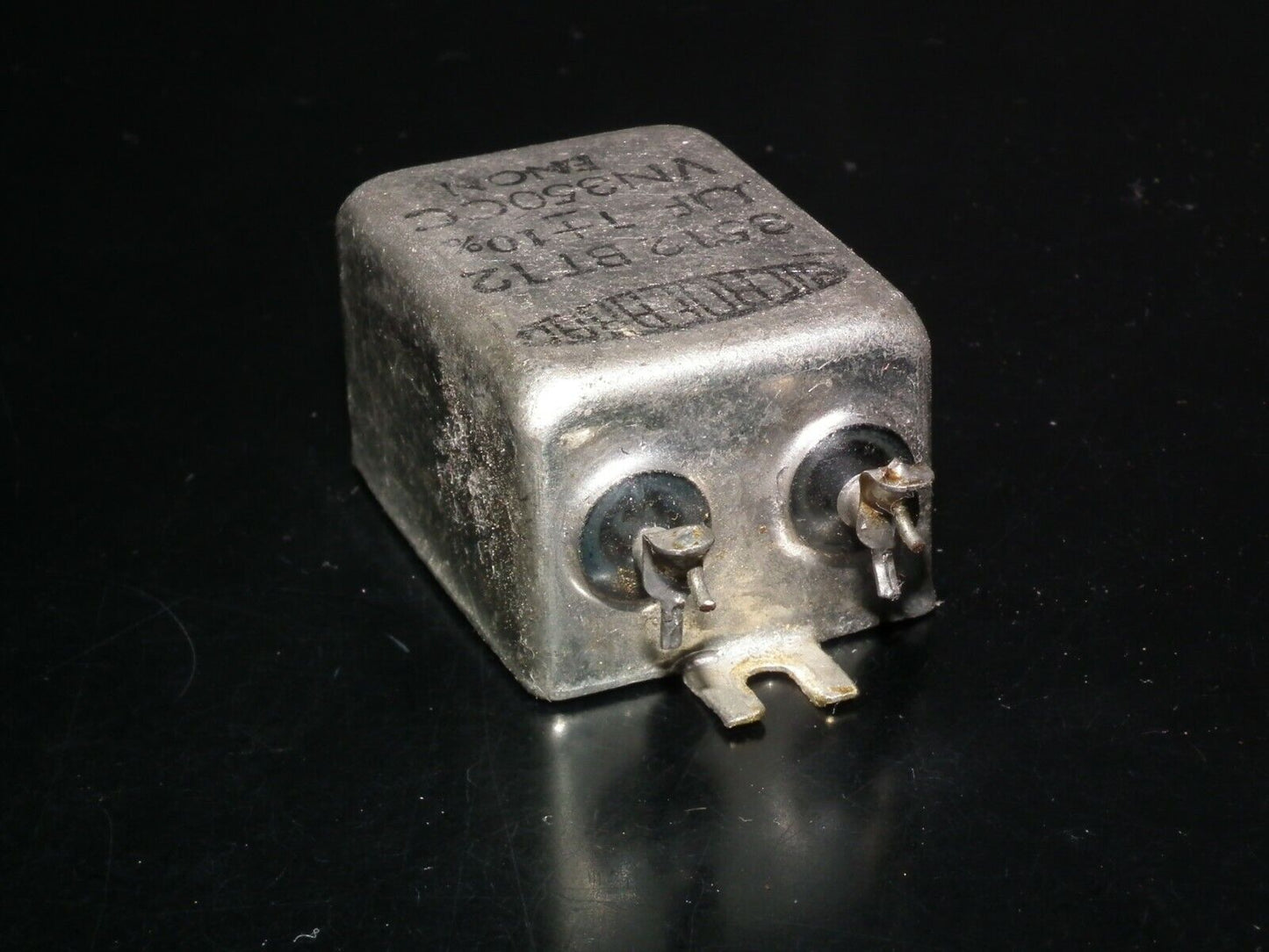 Two vintage PIO capacitors 1uF 350V MICROFARAD perfect for tube audio glass end