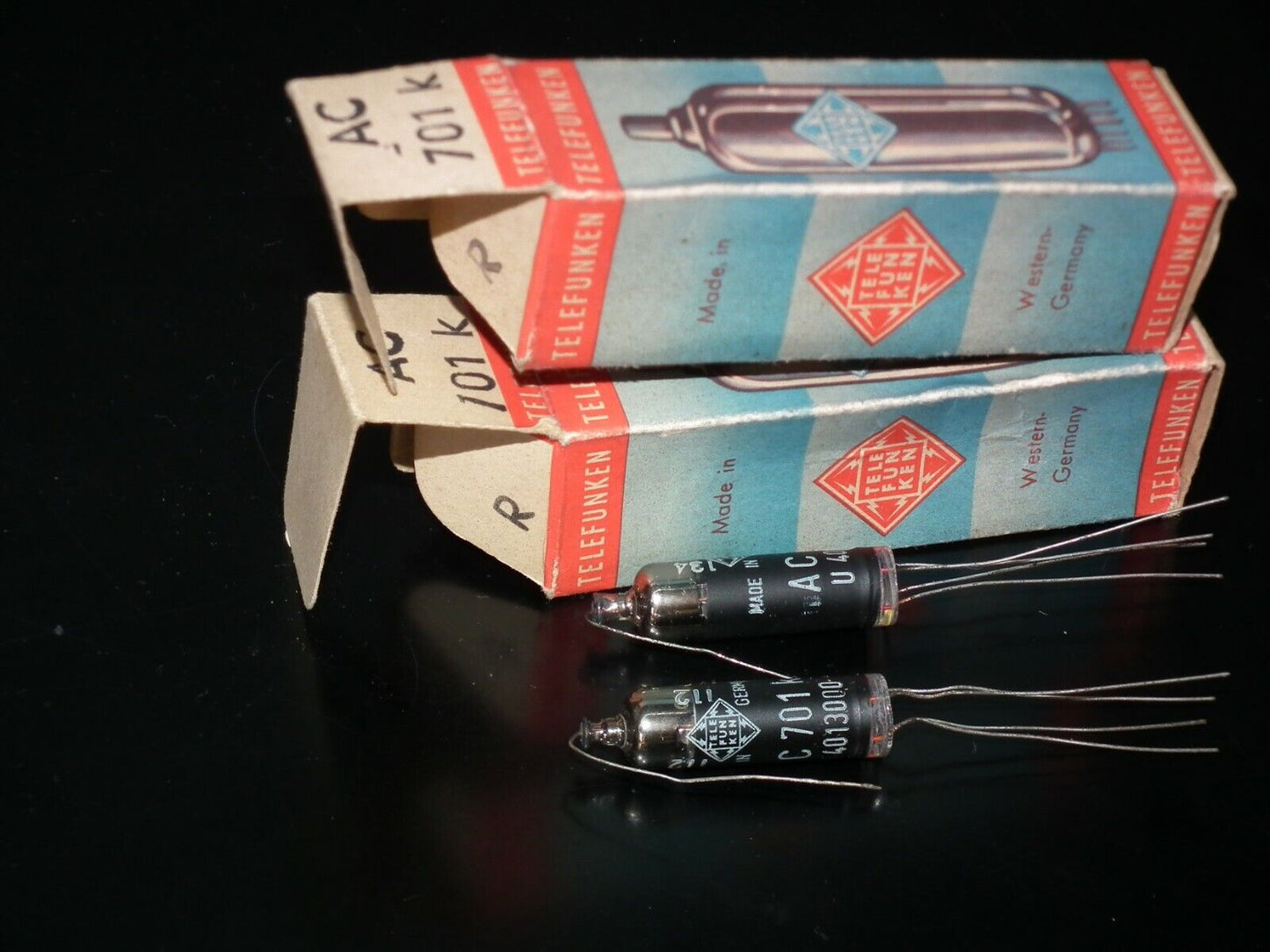 AC701K Telefunken NOS NIB Microphone Triode RARE K Version RED DOT for Neumann