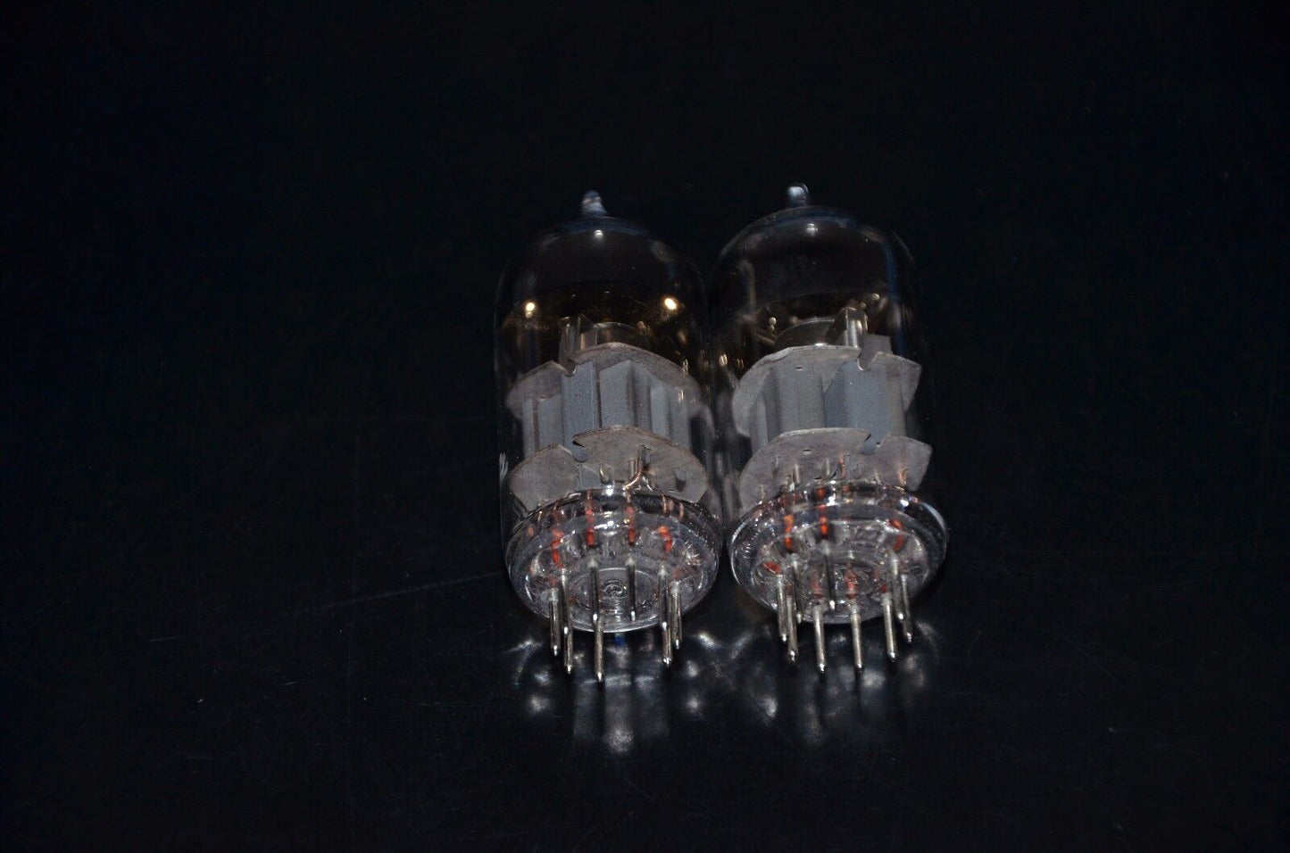 PCC88 7DJ8 ZAIS NOS Matched Pair gray shield cup getter ECC88 6DJ8 Reflektor