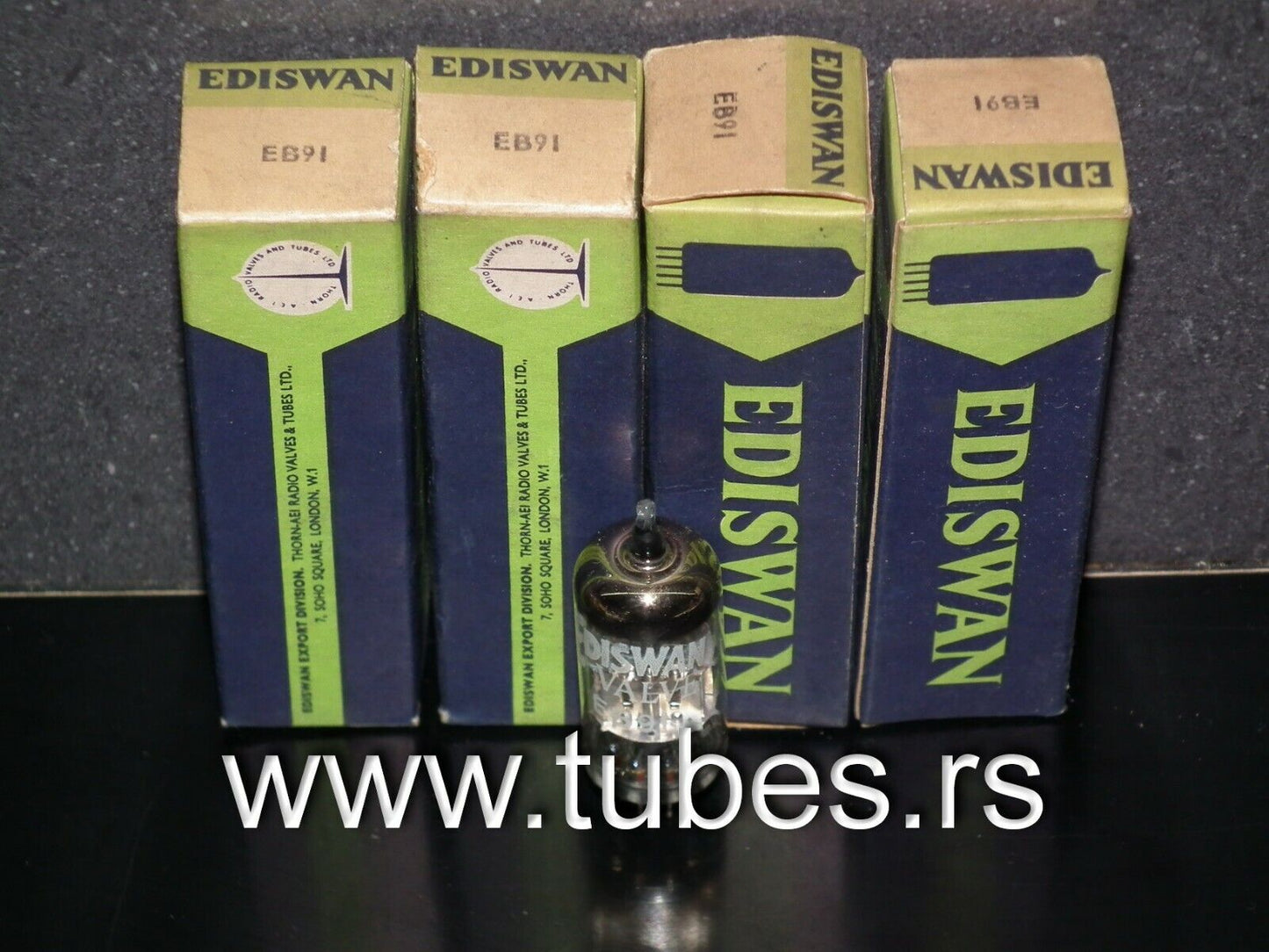 EB91 Ediswan Valve 6AL5 EAA91 NOS NIB