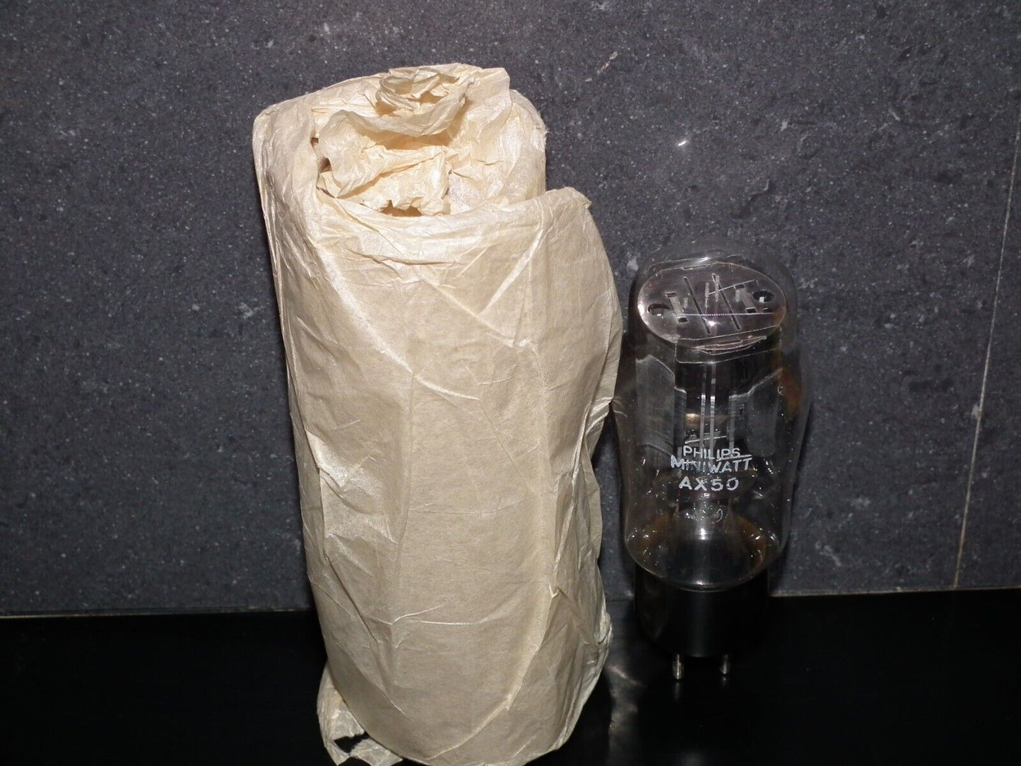 AX50 Philips rectifier NOS in original wrap paper, without original box