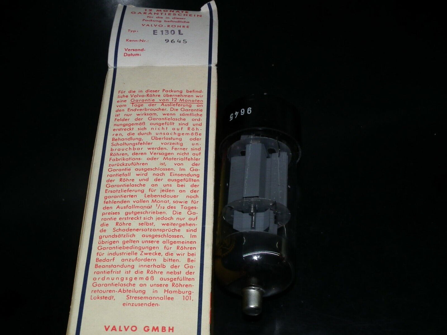 E130L Valvo NOS NIB (7534)