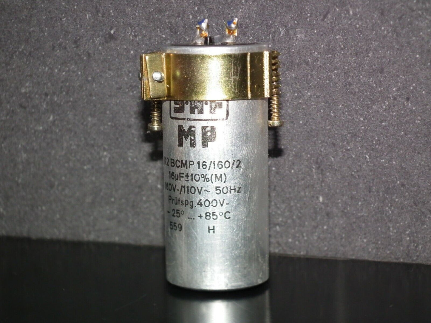 One vintage PIO capacitor 16 uF / 160V SAF West Germany 1959 DIY Tube Audio