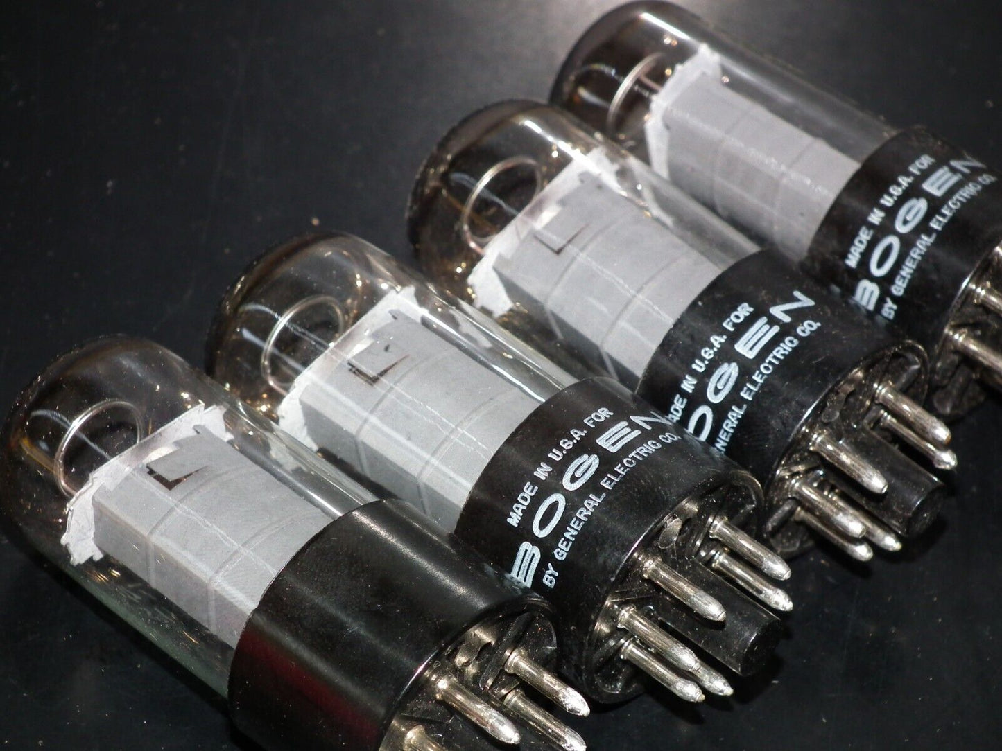 7408 Bogen GE Platinum Matched Quad Premium 6V6GT tested 100% Made in USA