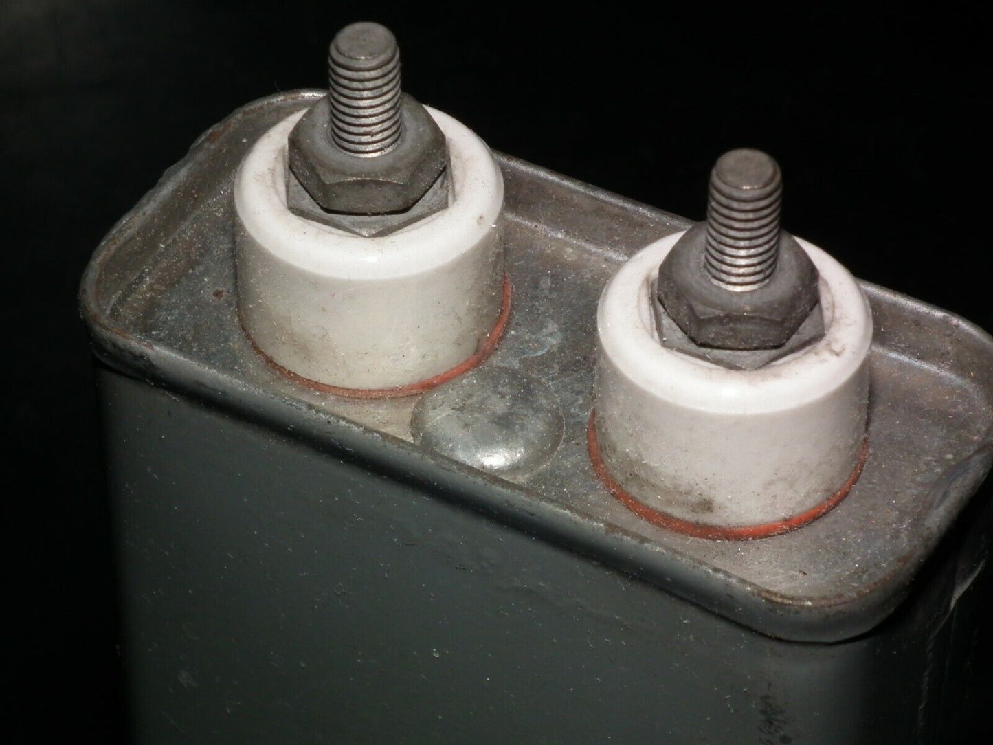 One vintage Sangamo PIO capacitor 4uF 1500V DIY tube audio 4mfd 1.5KV