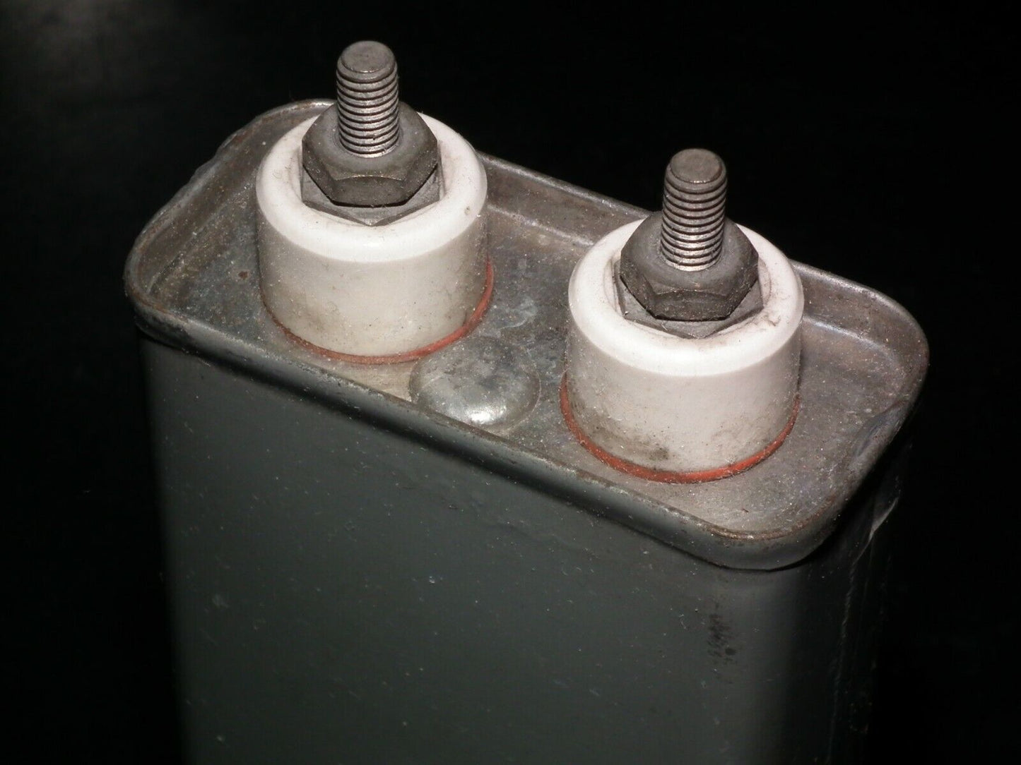 One vintage Sangamo PIO capacitor 4uF 1500V DIY tube audio 4mfd 1.5KV
