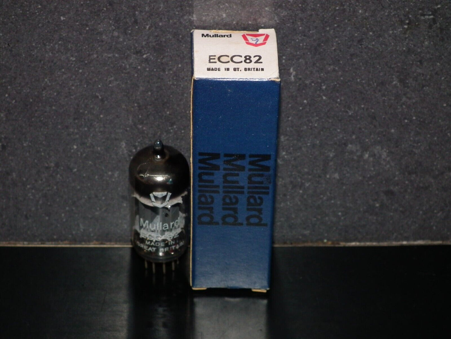 ECC82 Mullard Blackburn 12AU7 NOS NIB (VOX, Marshall Guitar amps)