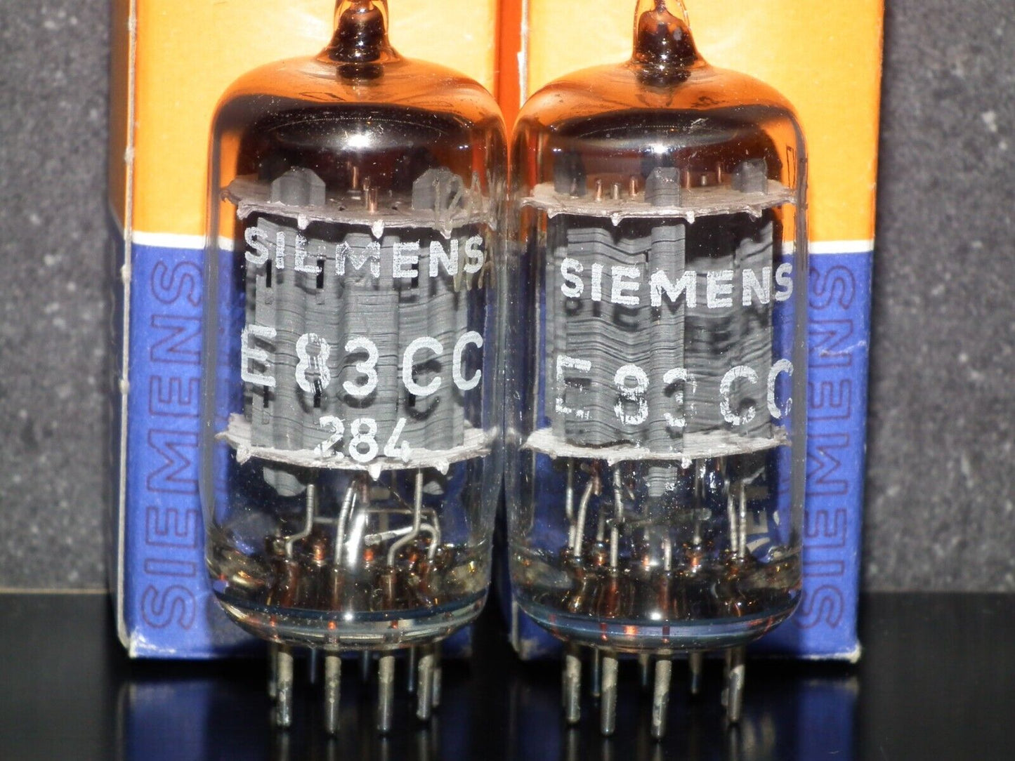 Platinum Matched Pair E83CC Siemens 6057 12AX7WA NOS NIB Strong Balanced
