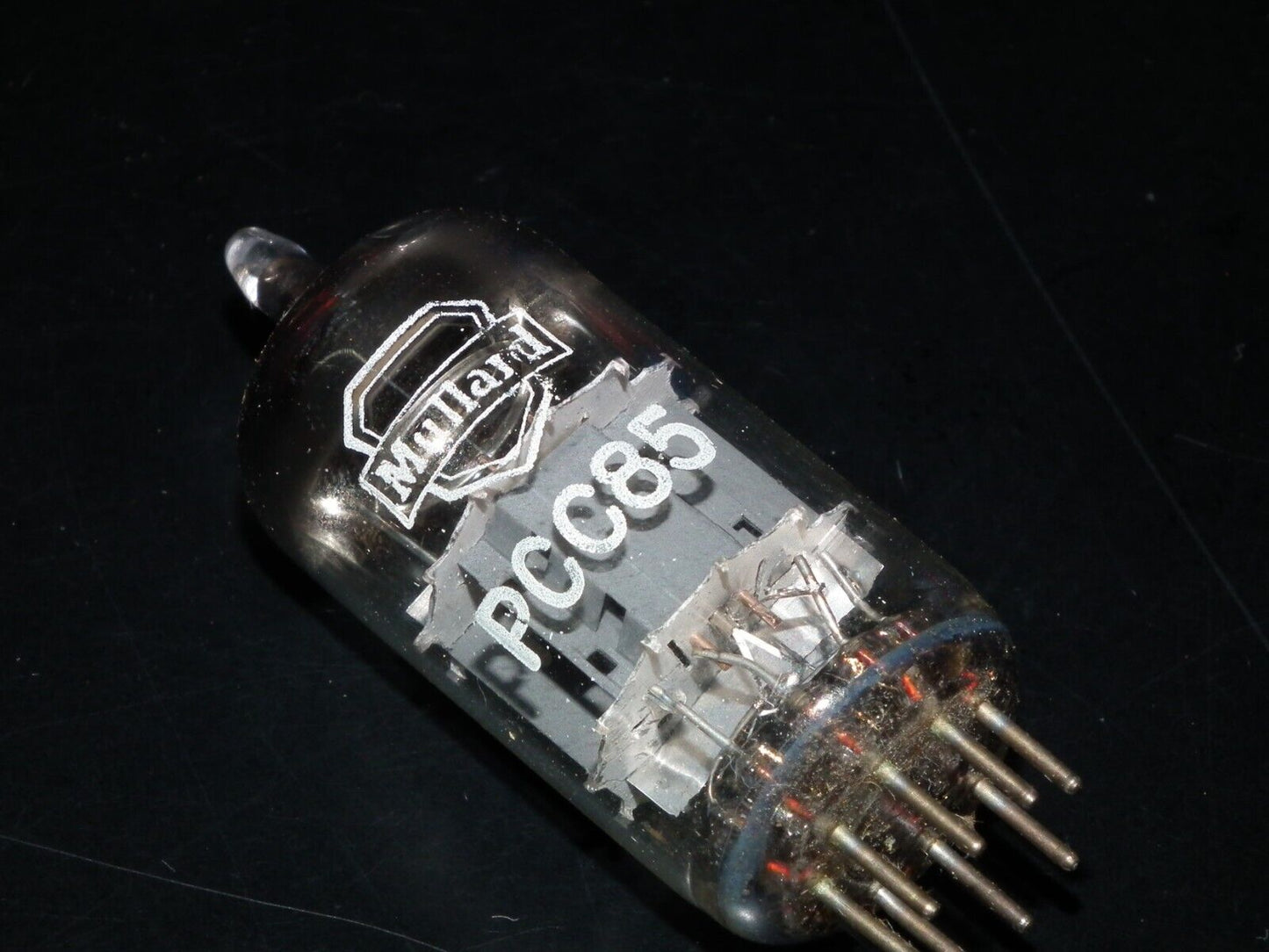 One tube (1pcs) PCC85 9AQ8 Mullard NOS NIB Old type early 70s