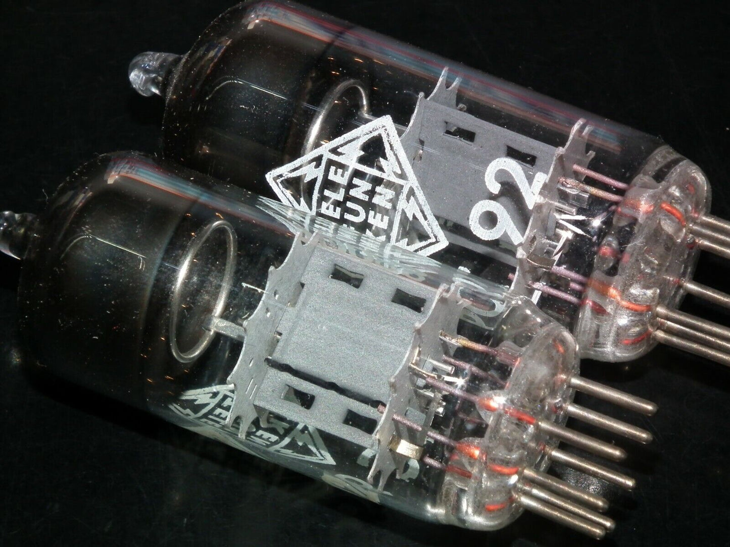Platinum Matched Pair (2 tubes) PC92 Telefunken Triode NOS NIB