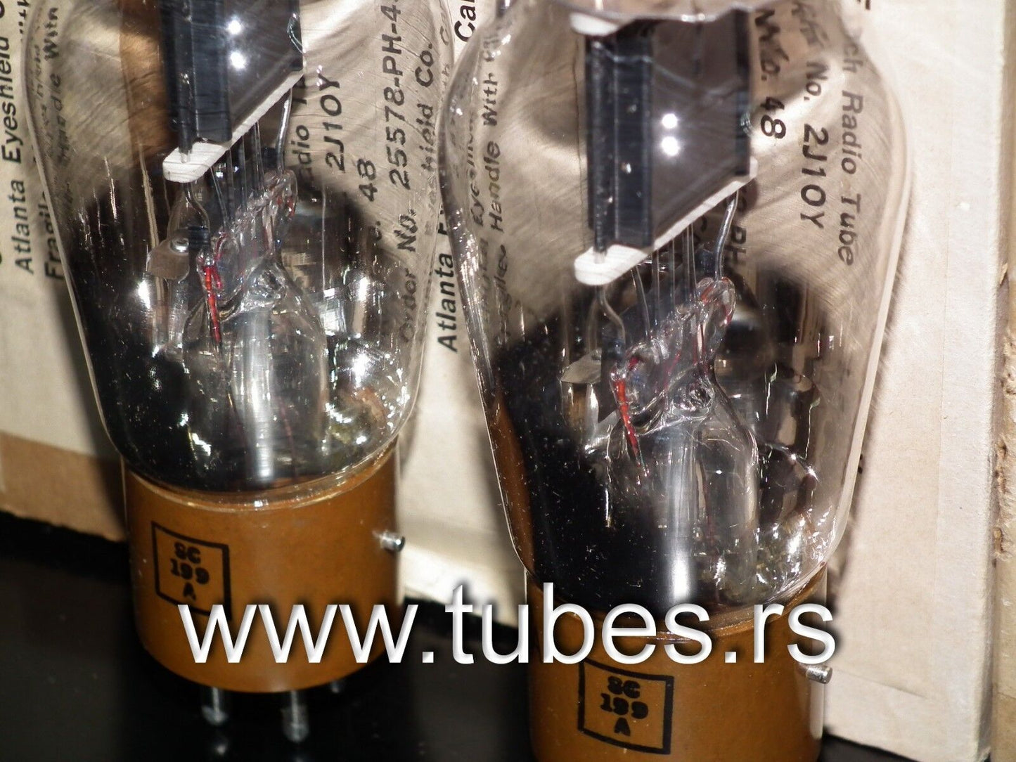 One (1 pcs) 10Y Sylvania VT-25 NOS NIB JAN Boxes 10 VT25