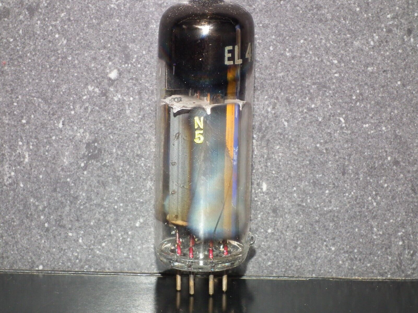 EL41 Tungsram NOS NIB Rare Foil Disc Getter Late 50s Made in Austria
