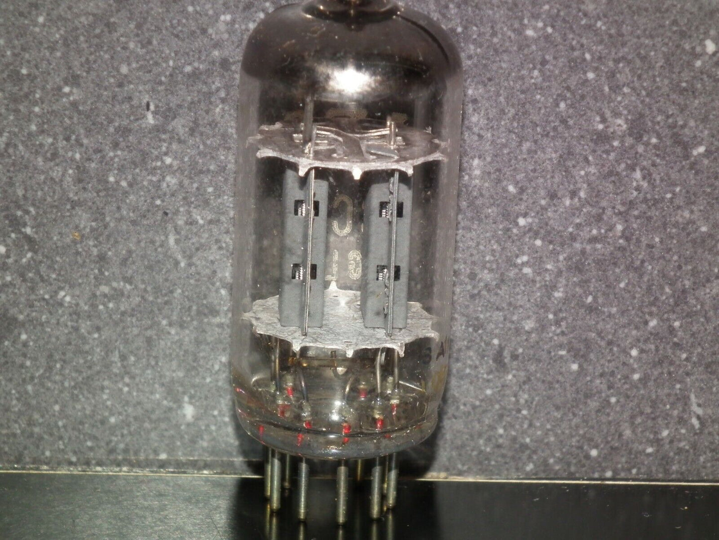 ECC81 12AT7 AEG Germany NOS NIB Telefunken smooth plates 17mm made by EI