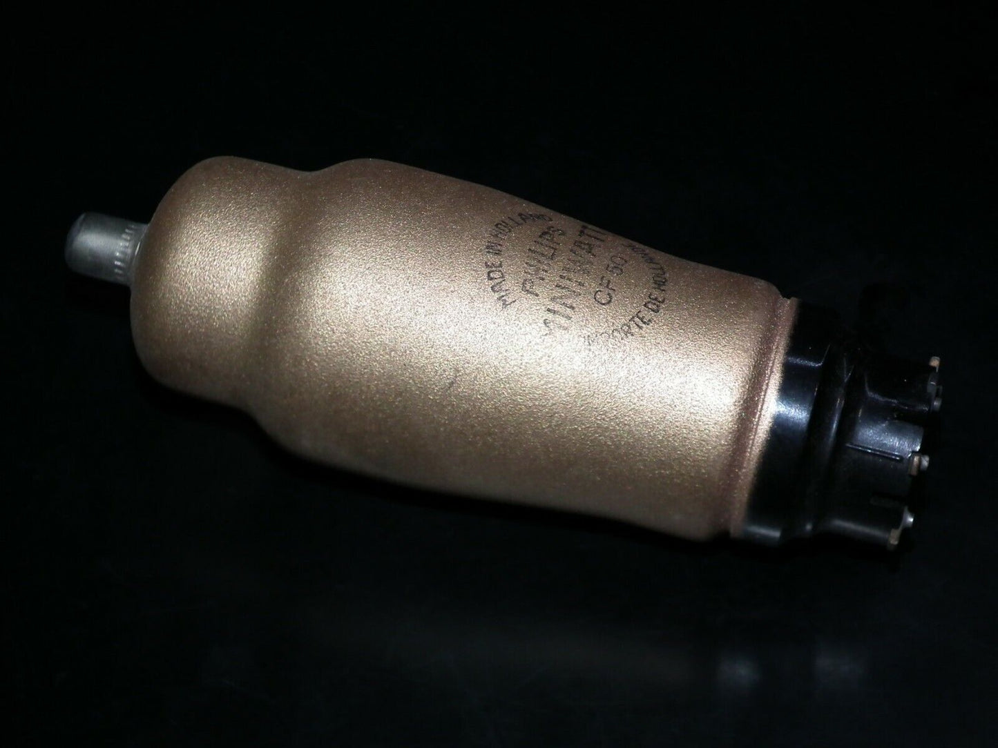 CF50 Philips NOS low noise gold coated microphone pre amplifier pentode, tested
