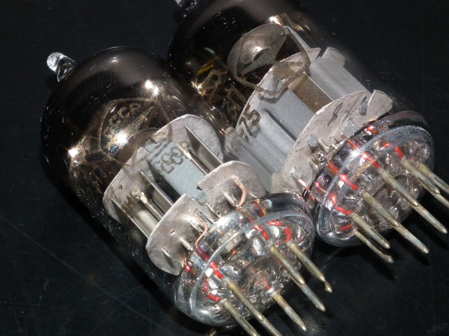 6N23P Voskhod 1975 Matched pair Used Tested 50% ECC88 E88CC 6922 CCa