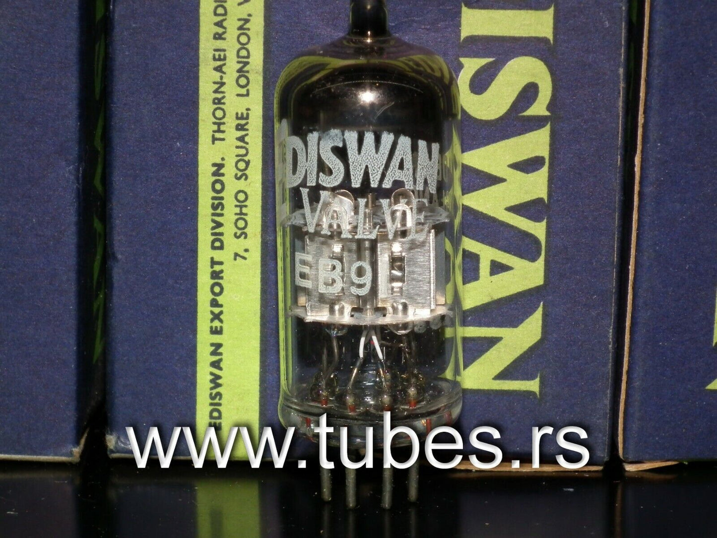 EB91 Ediswan Valve 6AL5 EAA91 NOS NIB