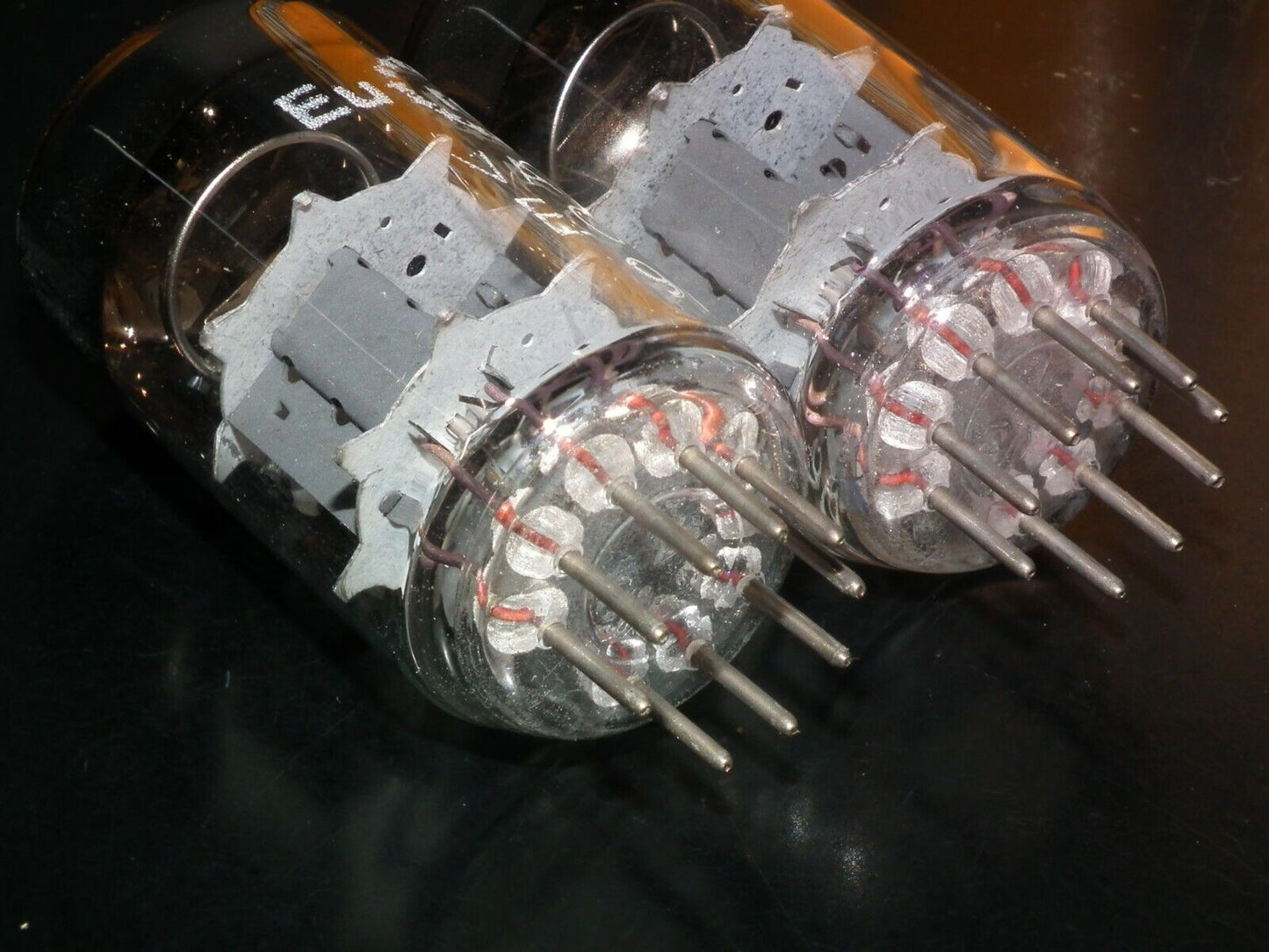 ECC83 12AX7 RFT Europa 80 Germany NOS NIB Platinum Matched Pair - Big O Getter