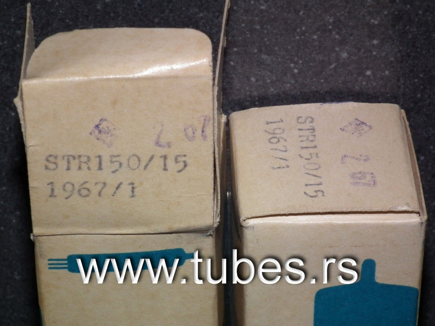 STR 150/15 RFT Germany NOS NIB 1967, Voltage regulator tube