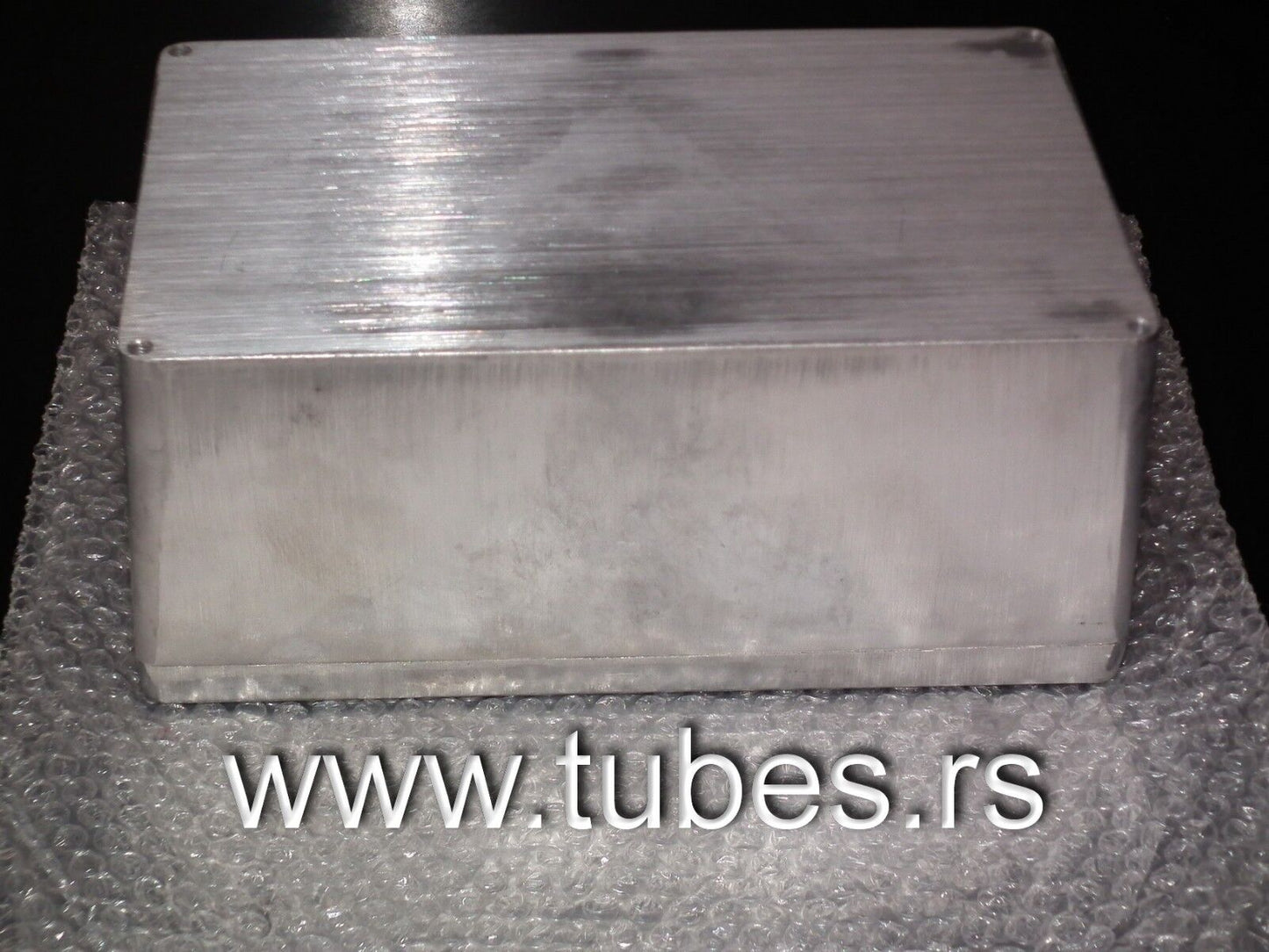 Enclosure Case Aluminum Box Raw Finish DIY Audio 188 x 120 x 78.5 mm