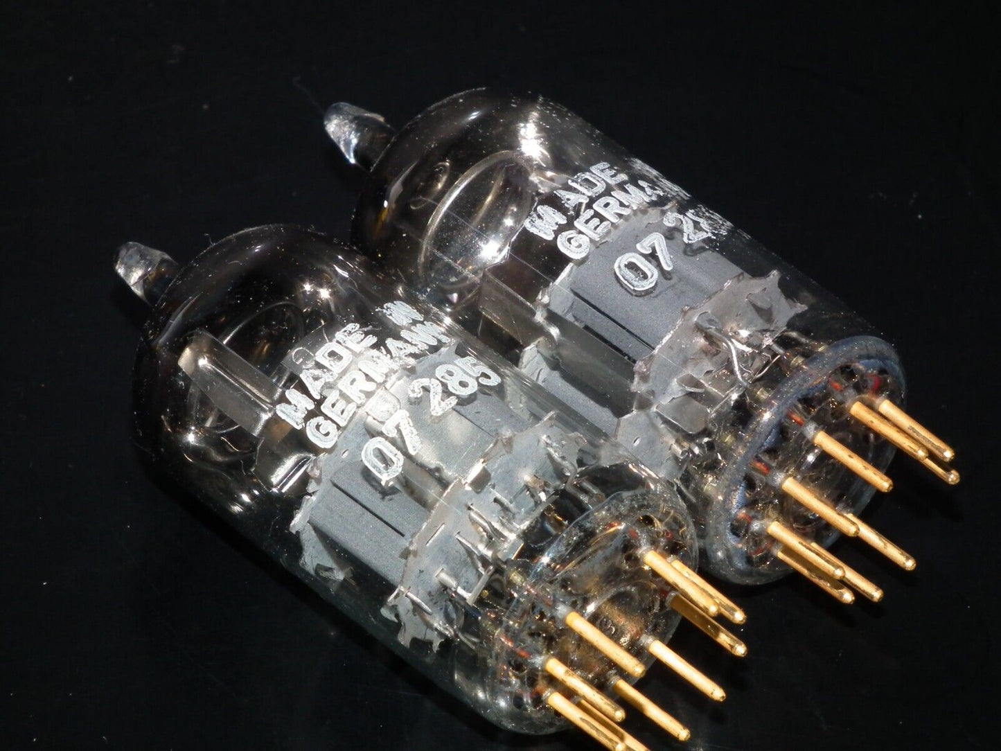 Platinum Matched Pair Siemens E88CC ~CCa Tested NOS Dual Stage Getter A27H Code