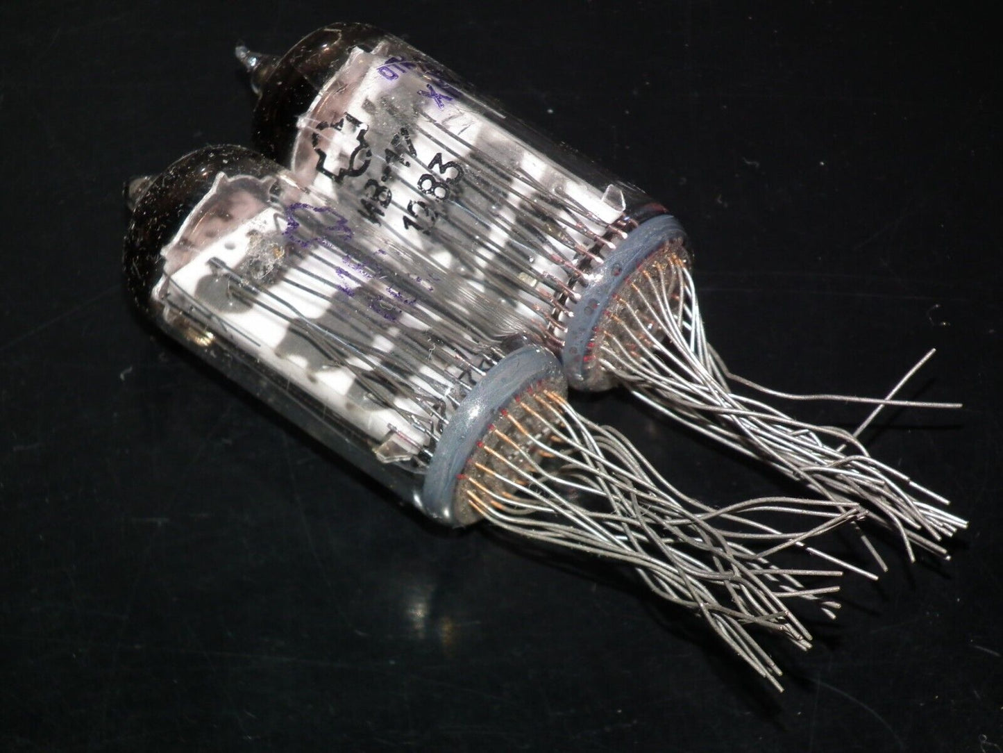 LOT OF 2 IV-17 Reflektor Soviet Nixie tubes